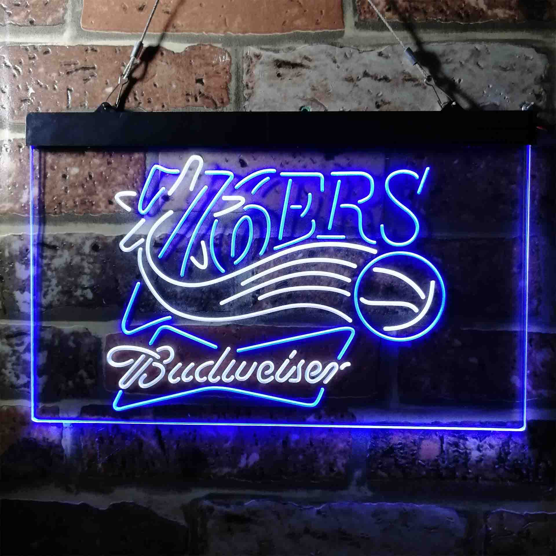 Philadelphia 76ers Budweiser LED Neon Sign - Image 11