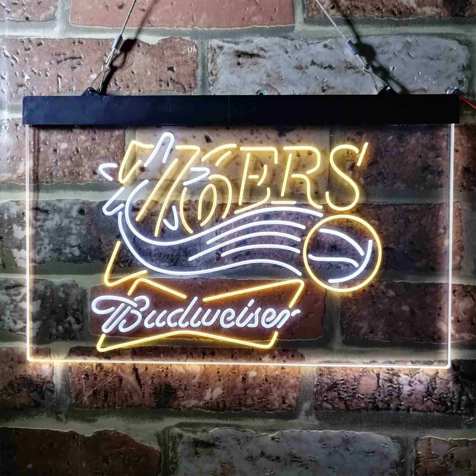 Philadelphia 76ers Budweiser LED Neon Sign - Image 12