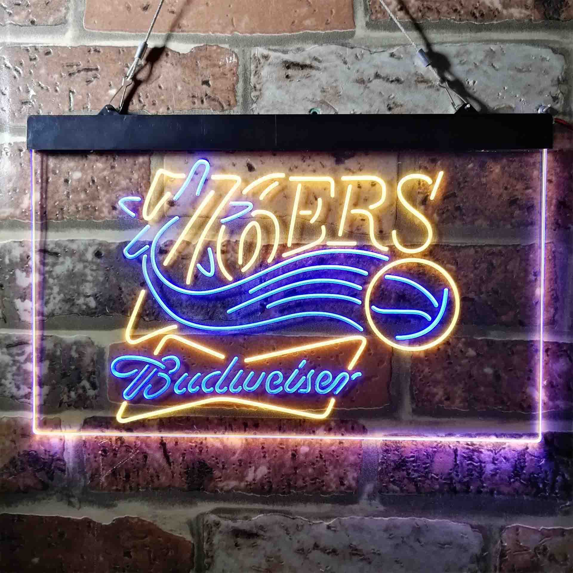 Philadelphia 76ers Budweiser LED Neon Sign - Image 4