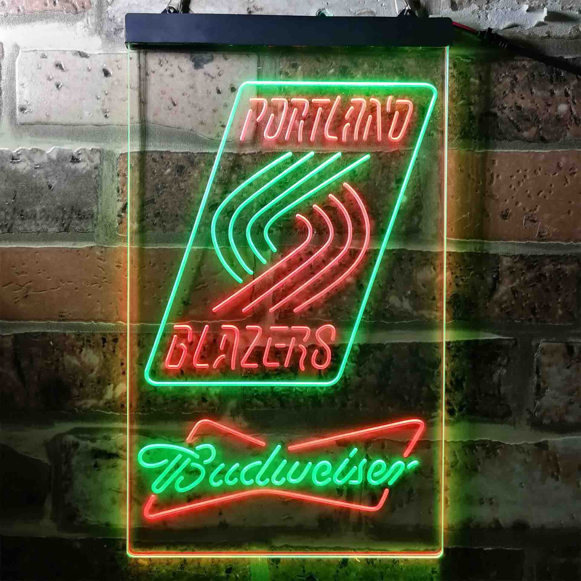 budweiser beer portland trail blazers nba LED Neon Sign - Image 3