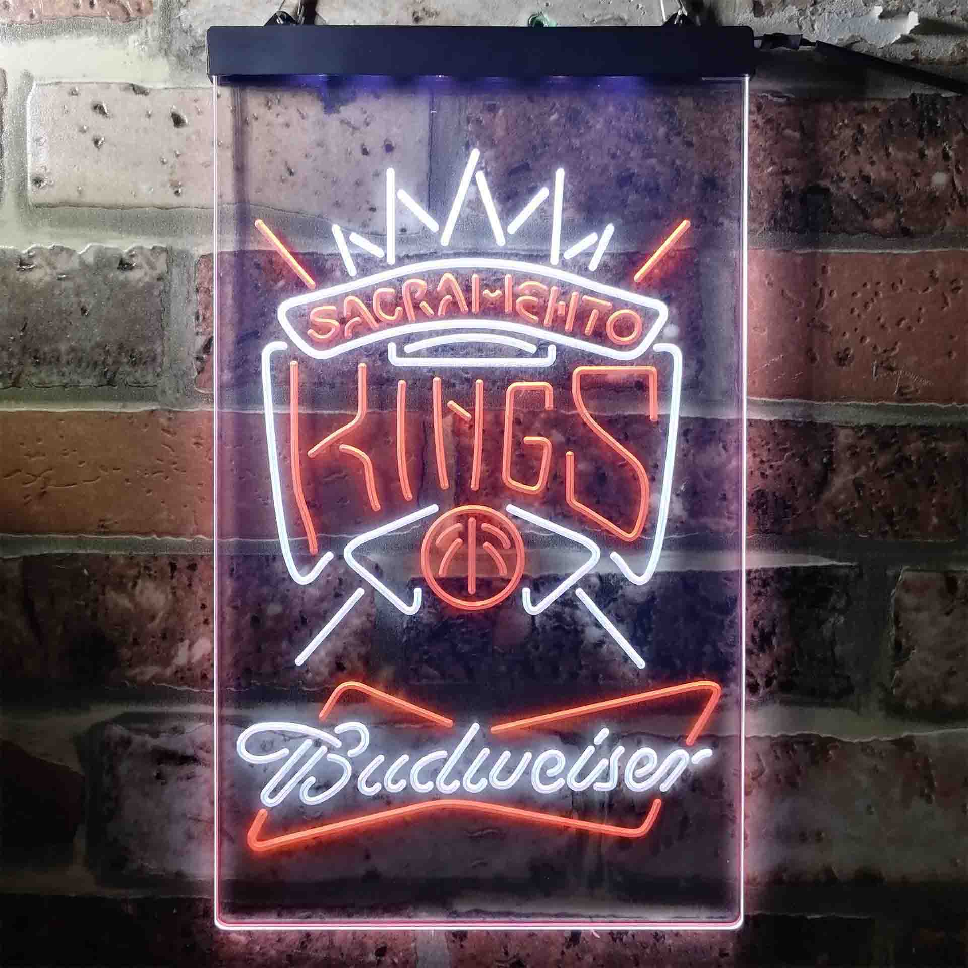 Sacramento Kings Budweiser Beer NBA LED Neon Sign - Image 10