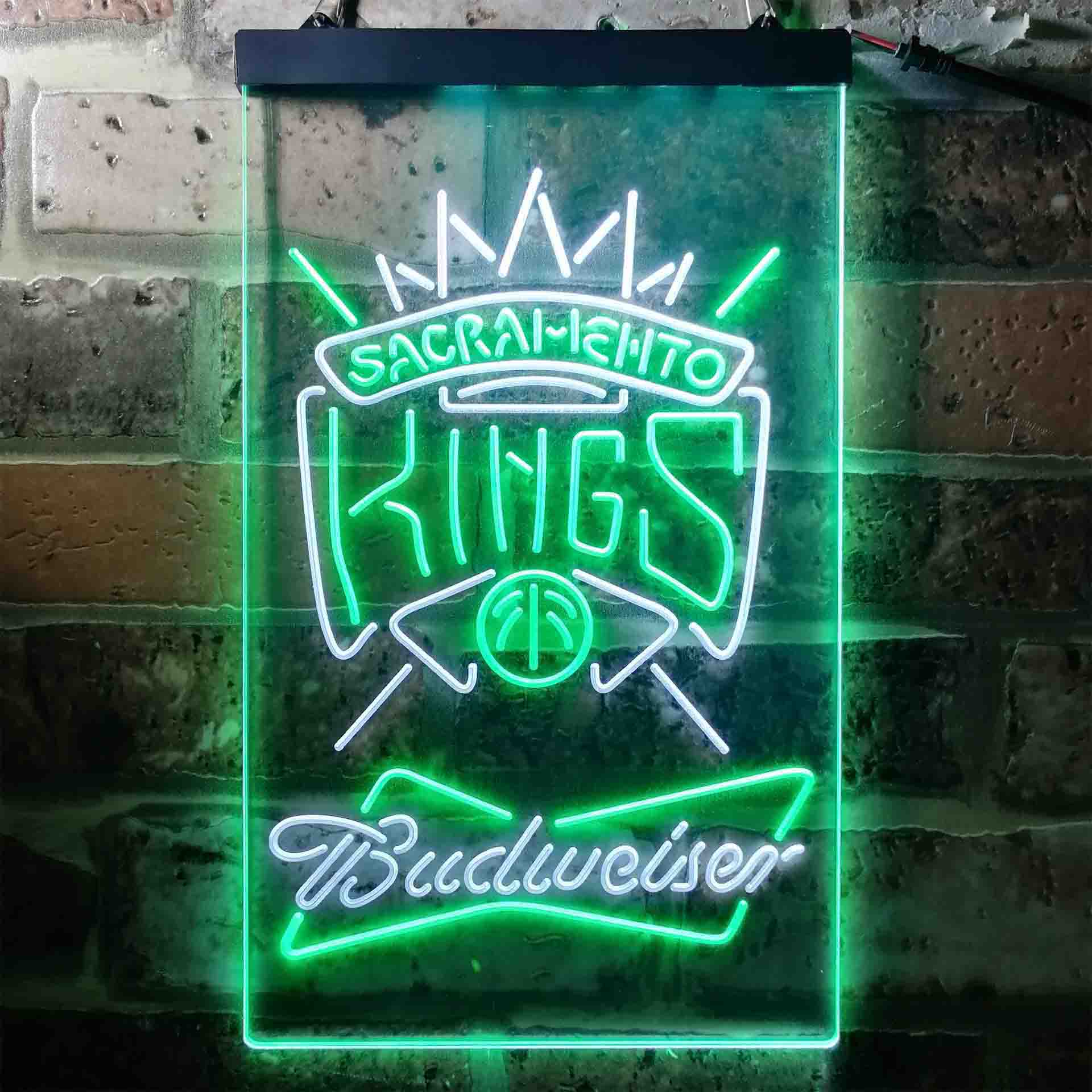 Sacramento Kings Budweiser Beer NBA LED Neon Sign - Image 11