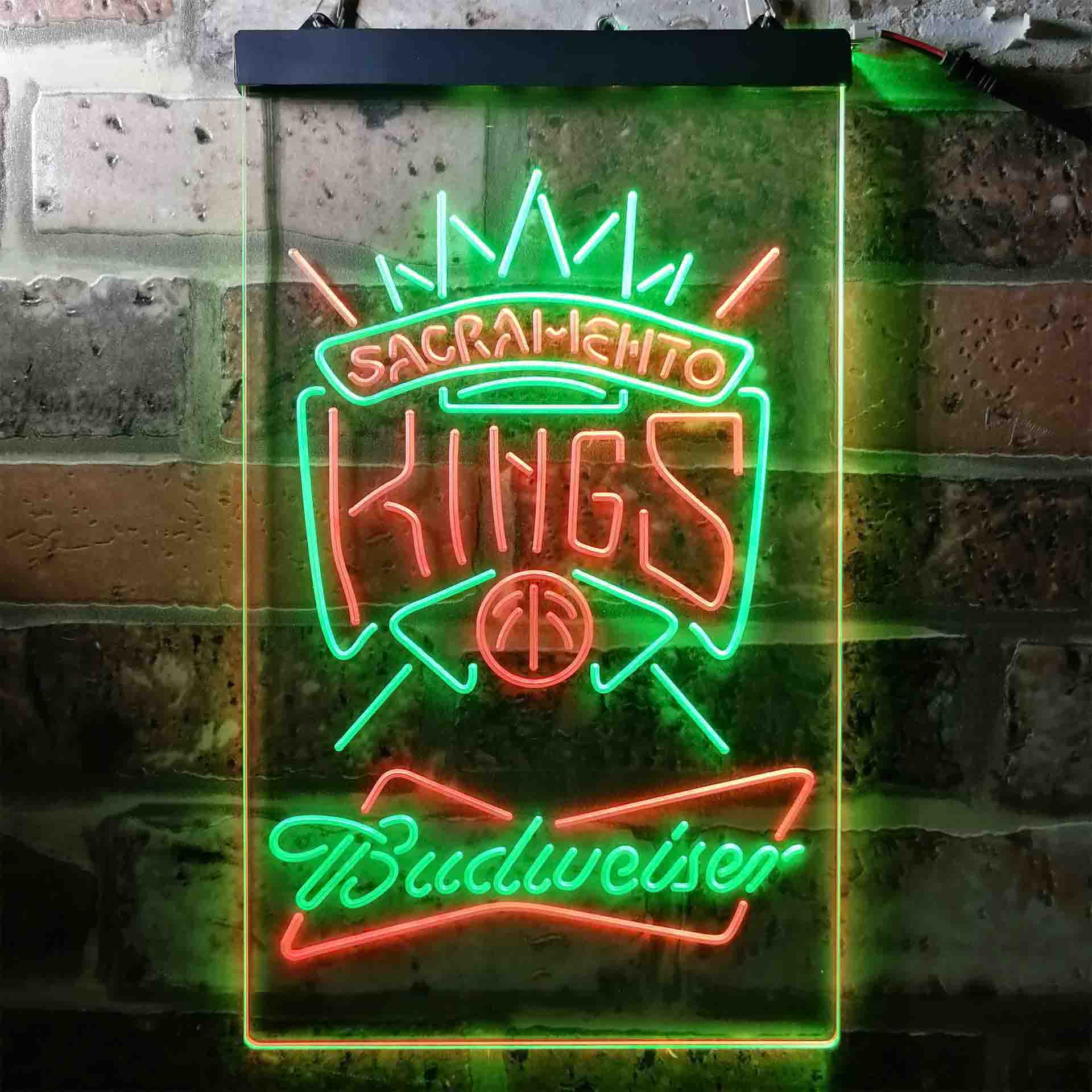 Sacramento Kings Budweiser Beer NBA LED Neon Sign - Image 12