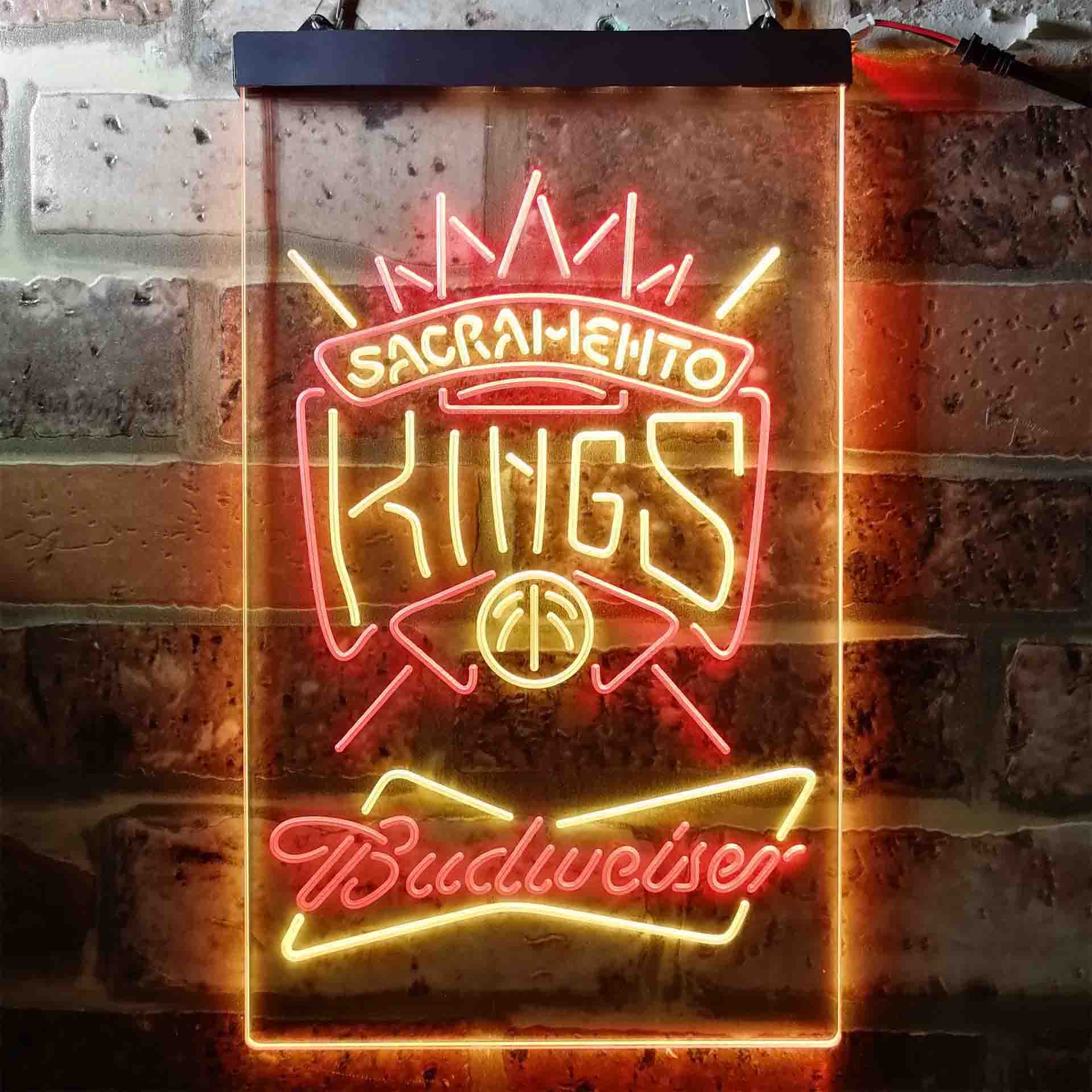 Sacramento Kings Budweiser Beer NBA LED Neon Sign - Image 6