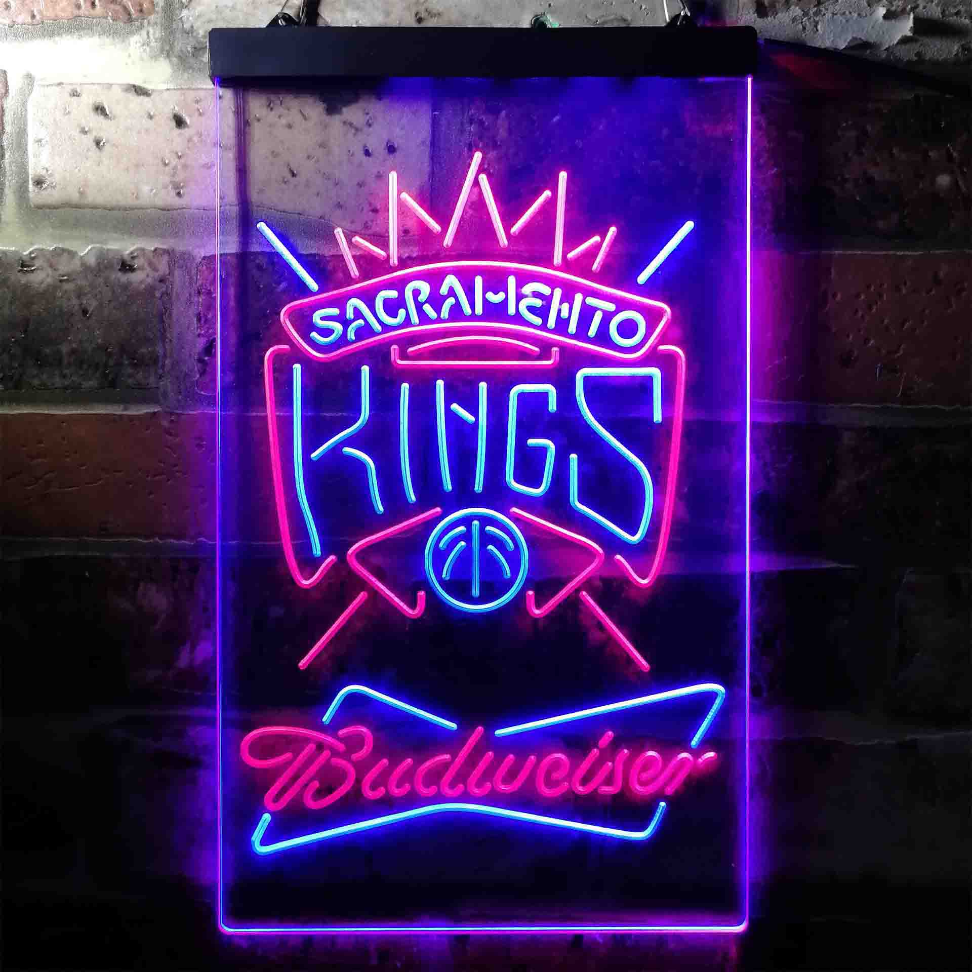 Sacramento Kings Budweiser Beer NBA LED Neon Sign - Image 7