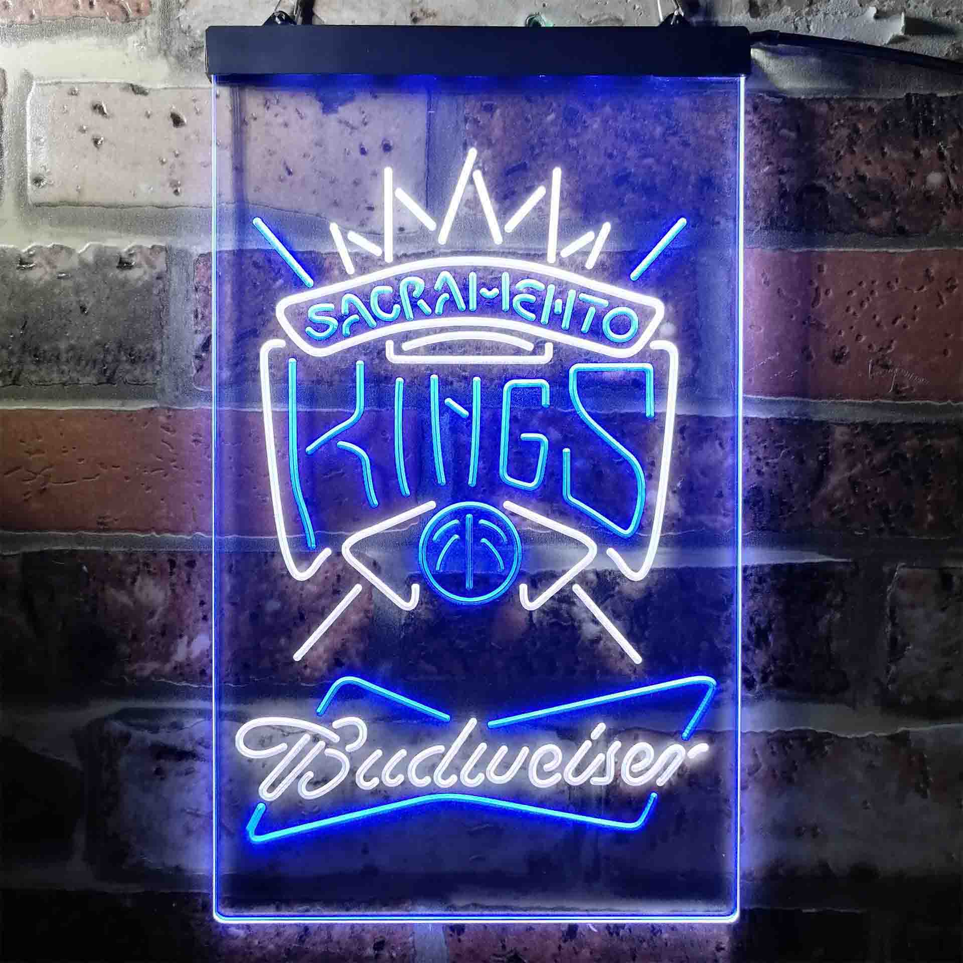 Sacramento Kings Budweiser Beer NBA LED Neon Sign - Image 8