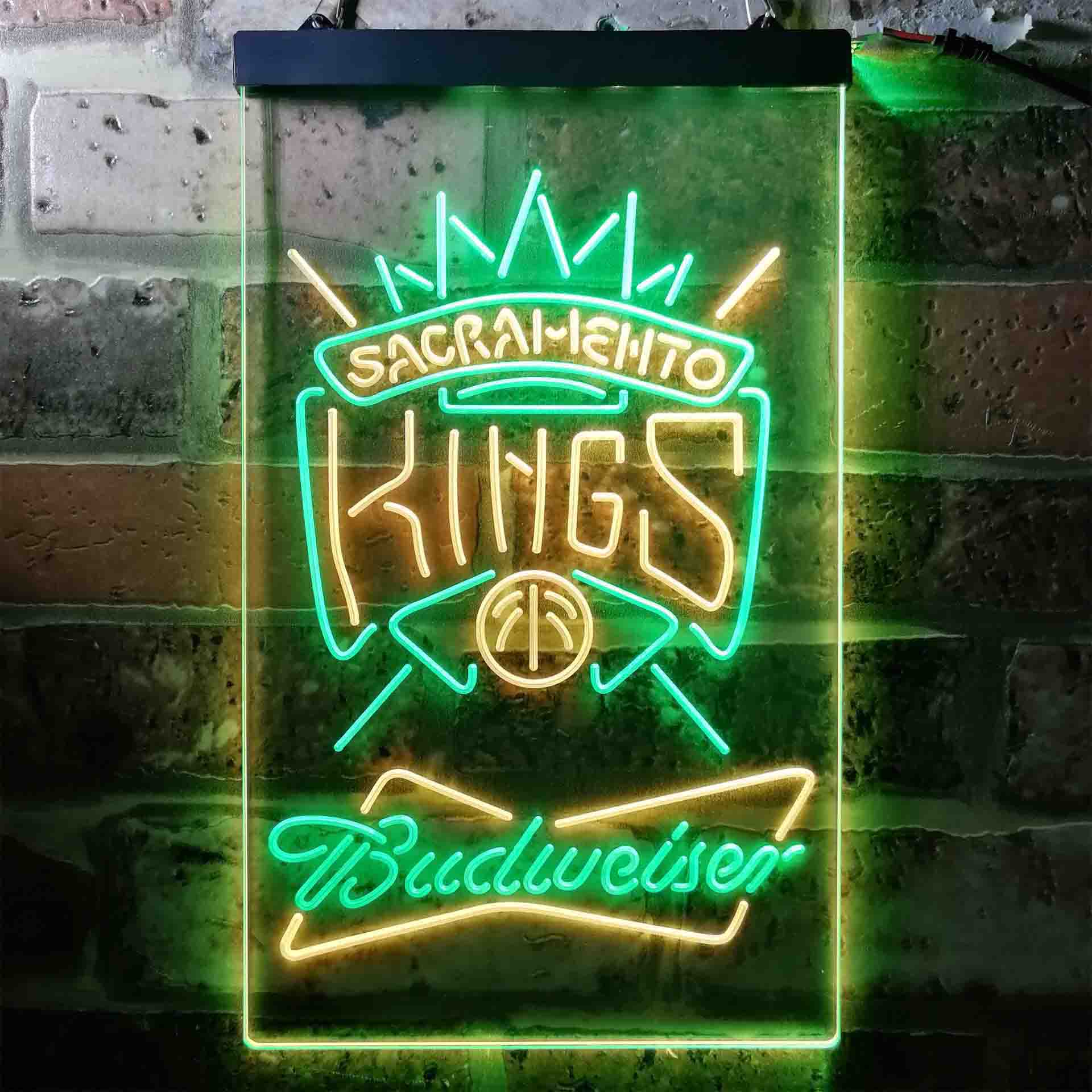 Sacramento Kings Budweiser Beer NBA LED Neon Sign - Image 9