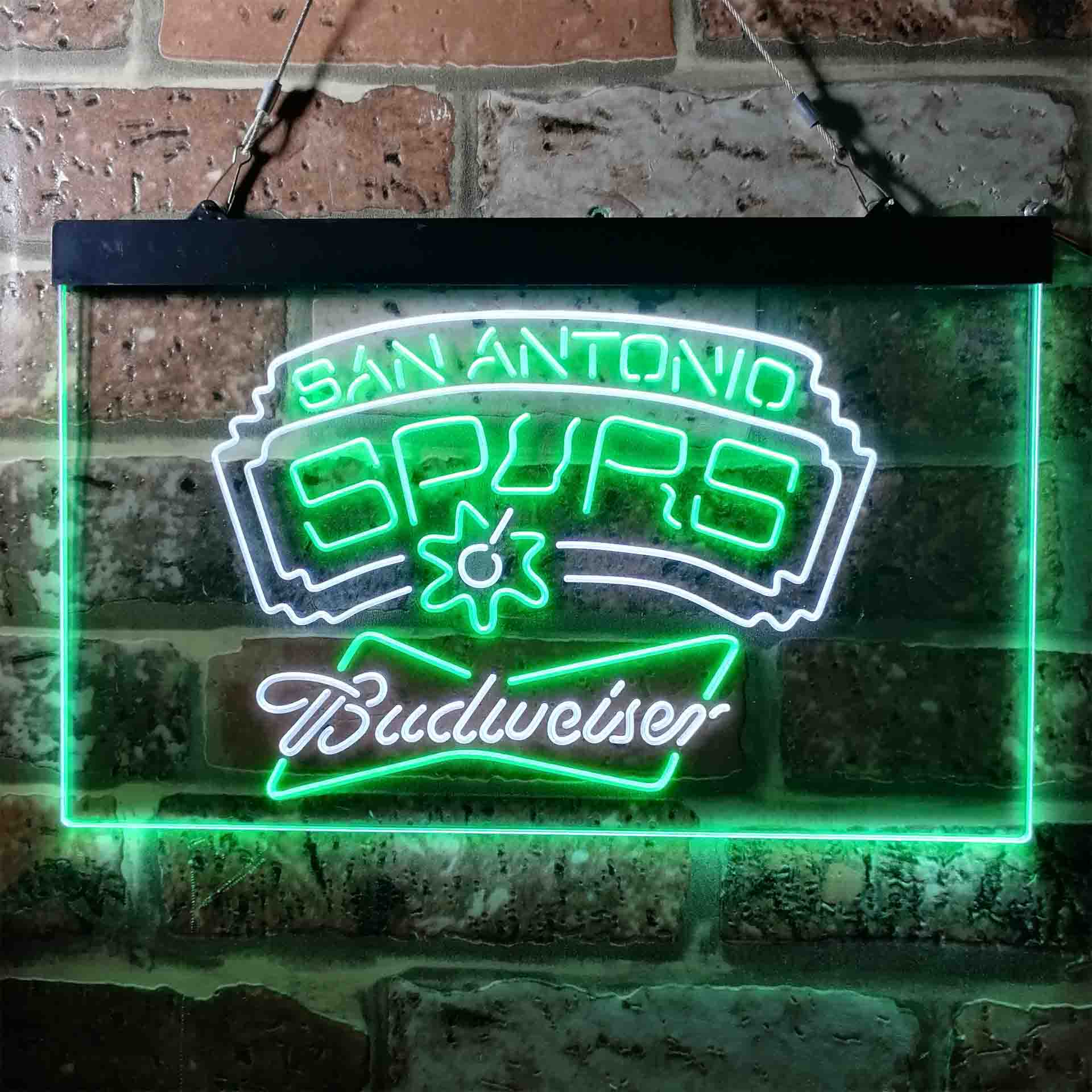 budweiser beer san antonio spurs nba LED Neon Sign - Image 13
