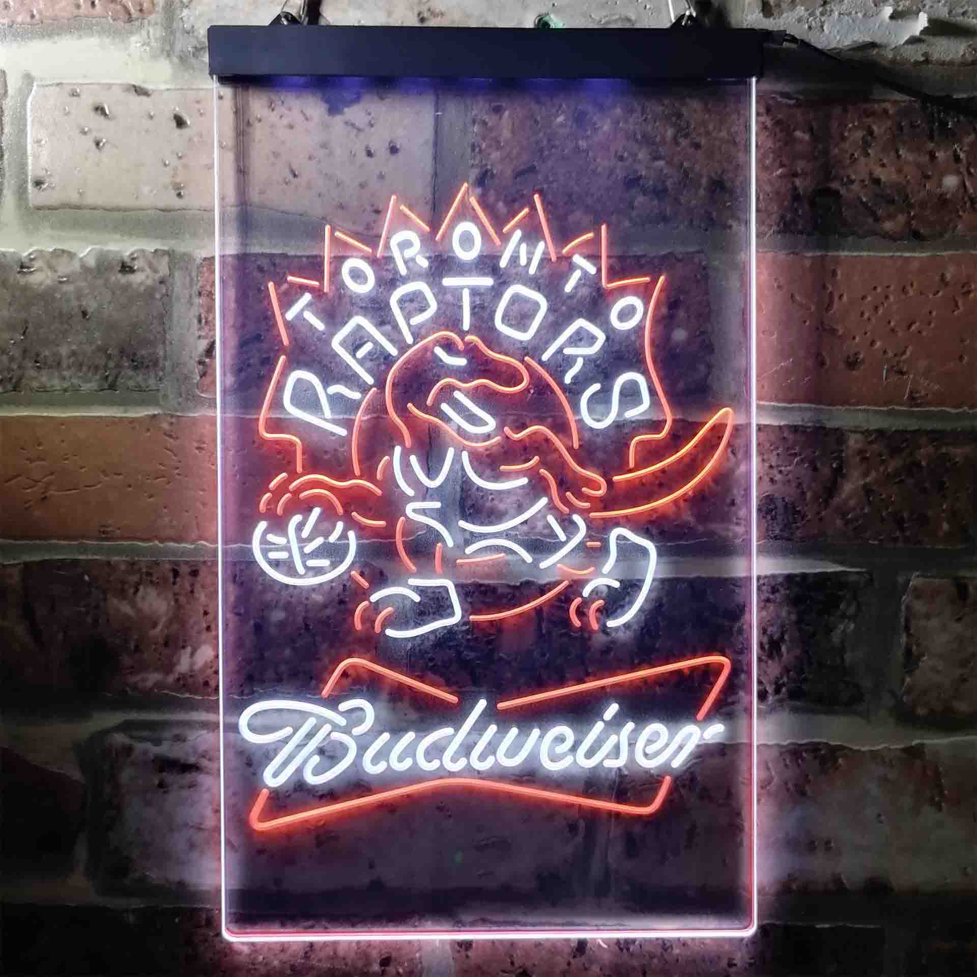 Toronto Raptors Budweiser Beer LED Neon Sign - Image 11
