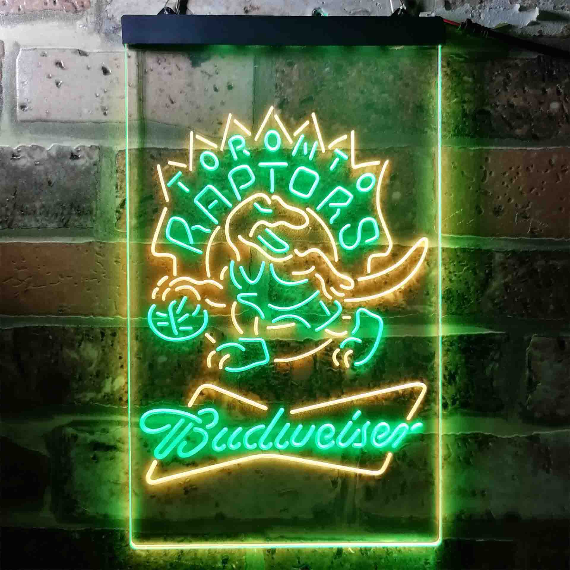 Toronto Raptors Budweiser Beer LED Neon Sign - Image 12