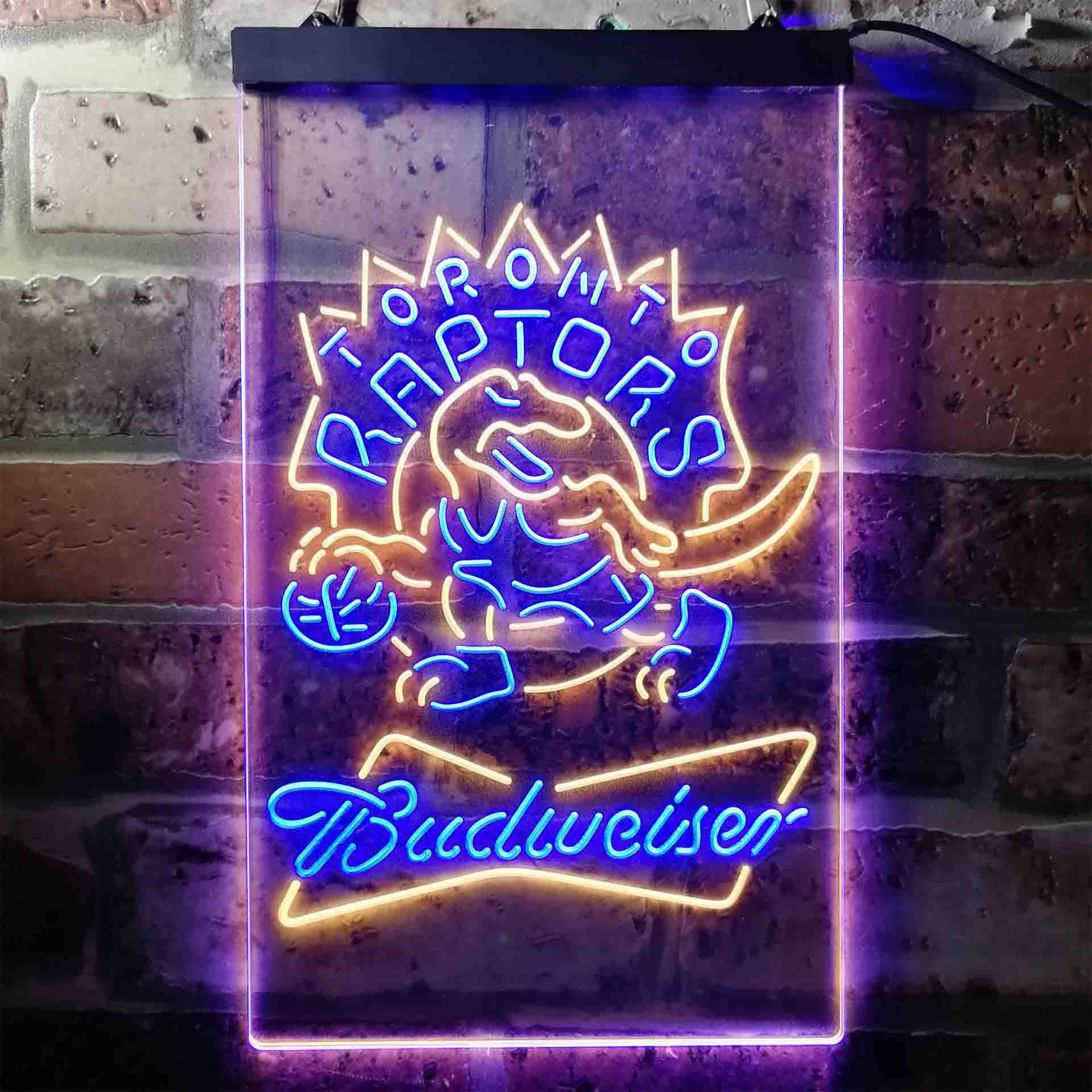 Toronto Raptors Budweiser Beer LED Neon Sign - Image 13