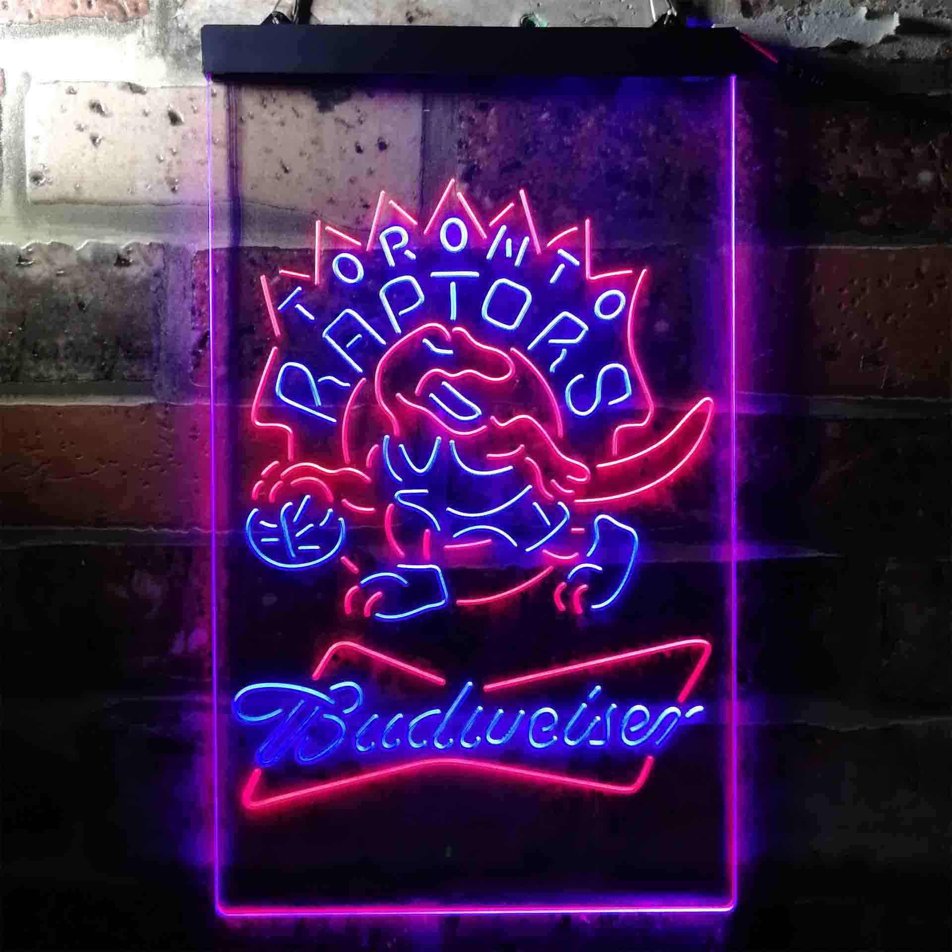Toronto Raptors Budweiser Beer LED Neon Sign - Image 3