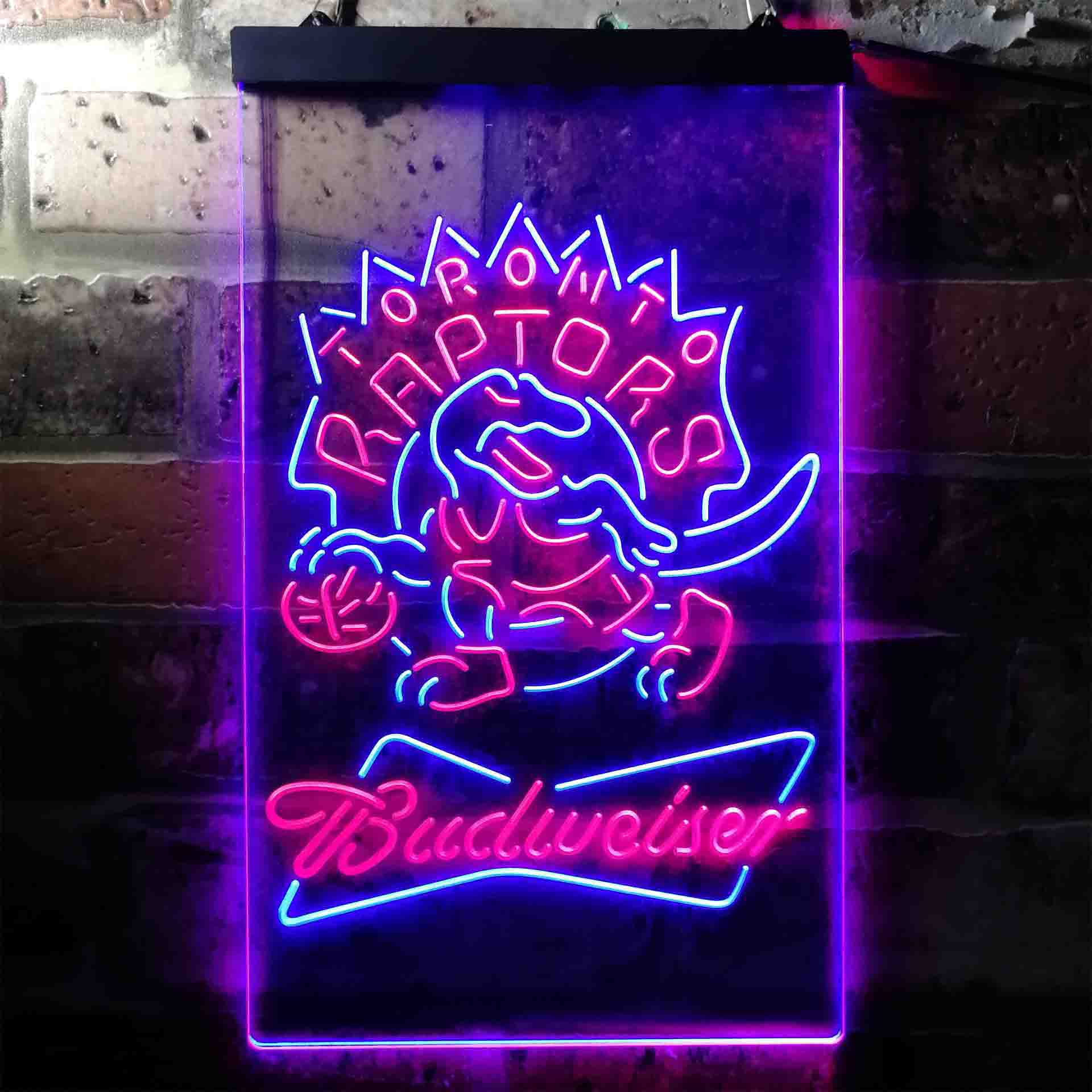 Toronto Raptors Budweiser Beer LED Neon Sign - Image 4