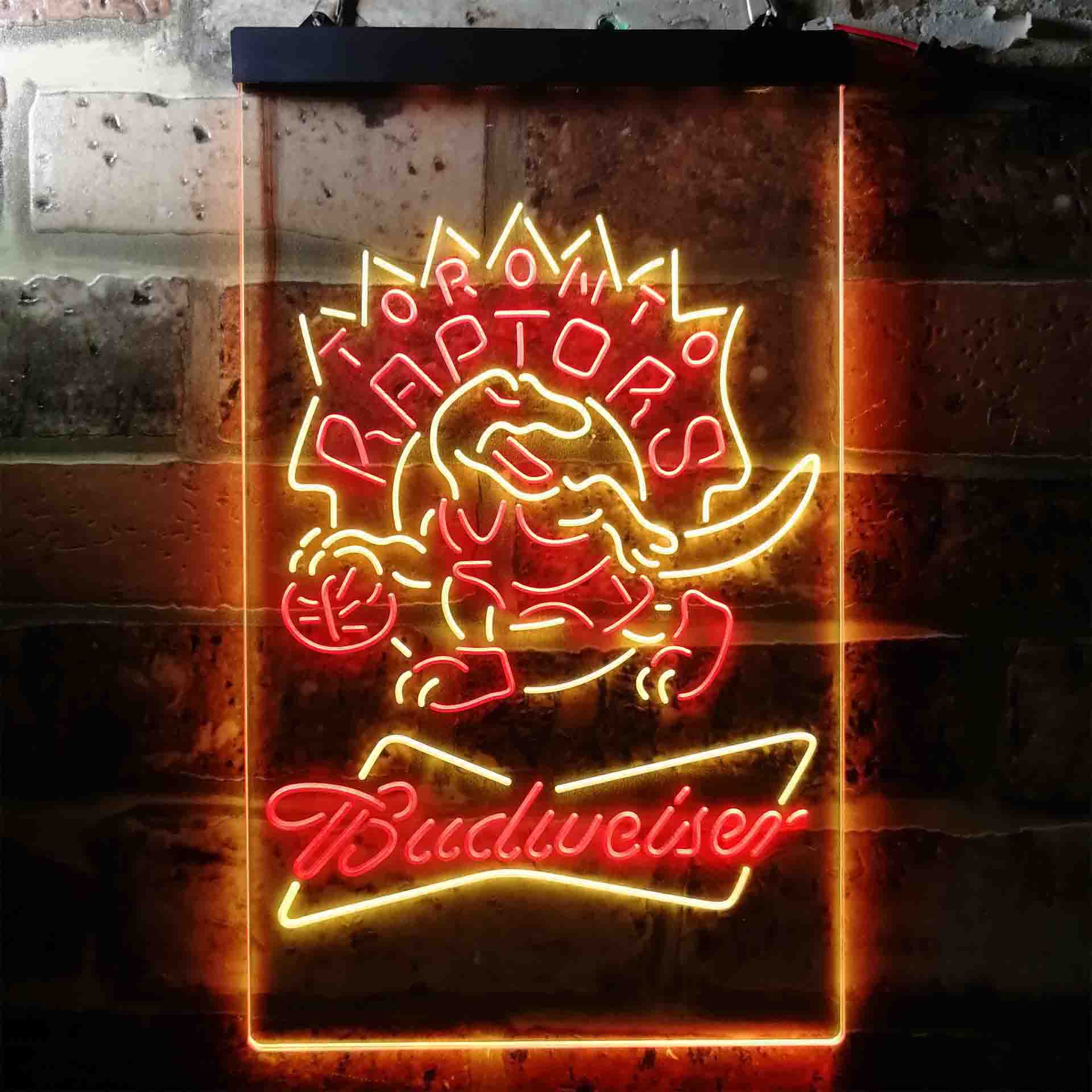 Toronto Raptors Budweiser Beer LED Neon Sign - Image 7