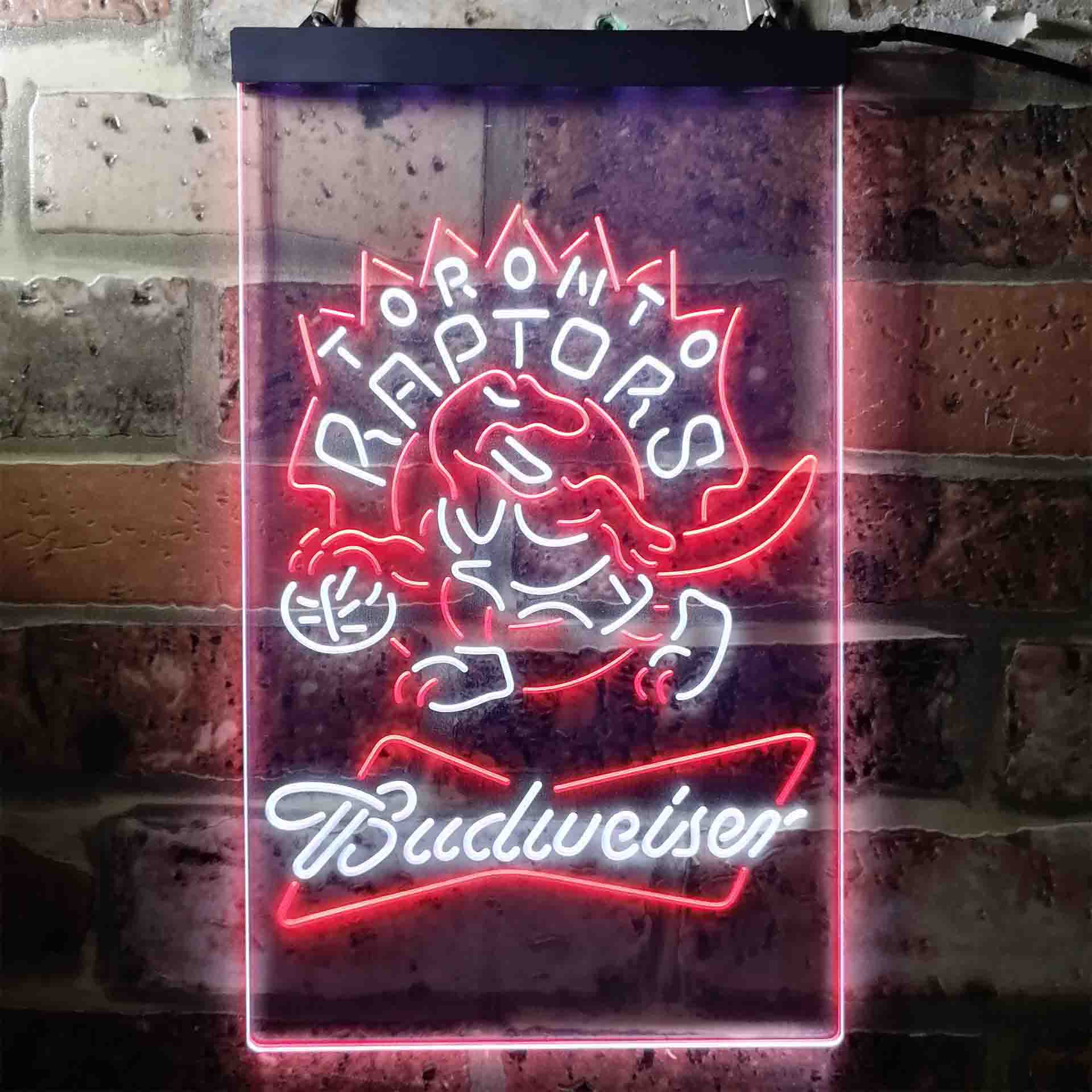 Toronto Raptors Budweiser Beer LED Neon Sign - Image 8