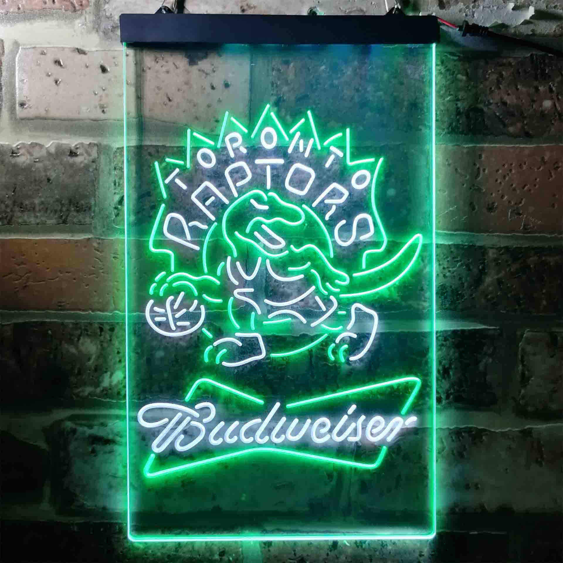 Toronto Raptors Budweiser Beer LED Neon Sign - Image 9