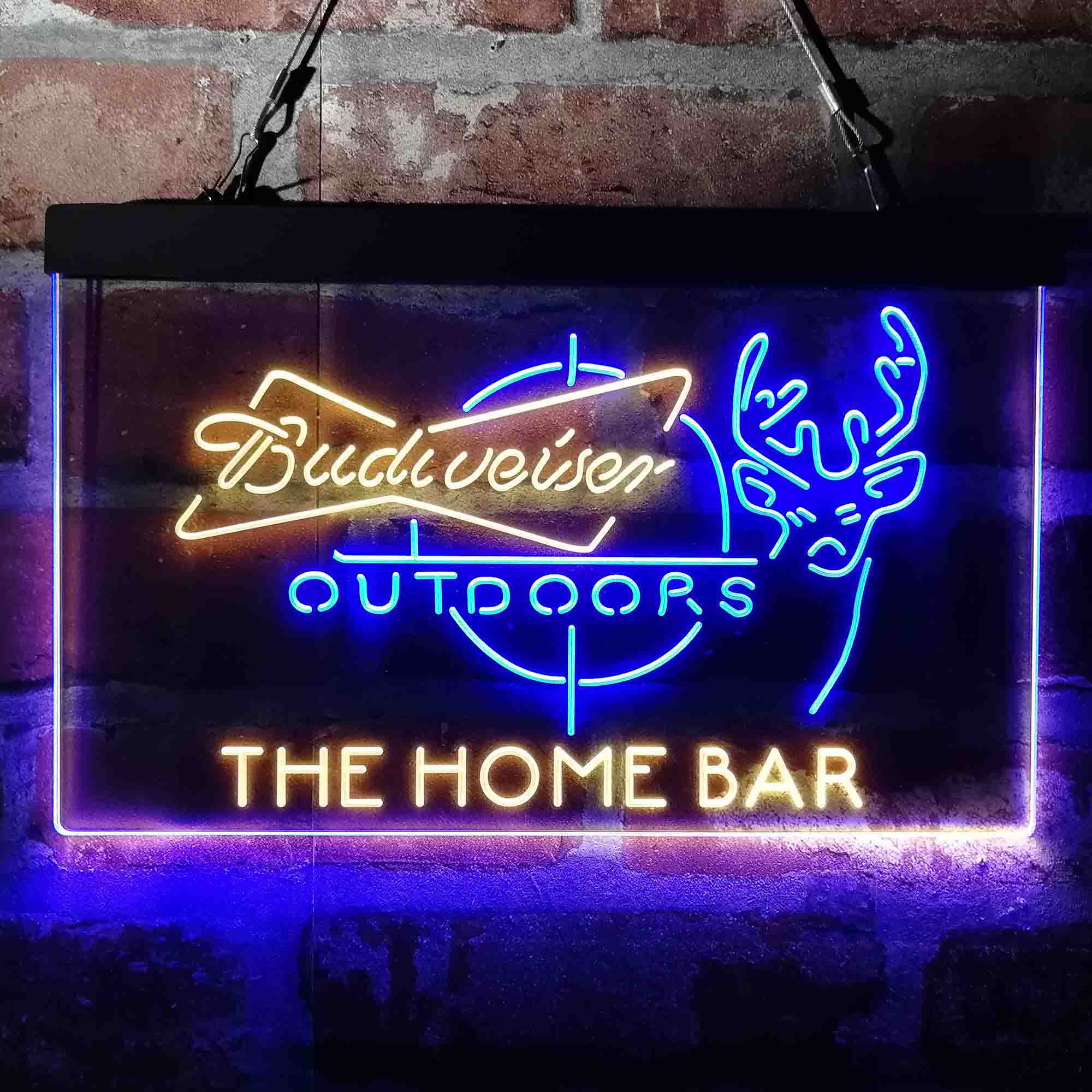Personalized Budweiser Beer Bar Neon-Like LED Sign - Custom Wall Decor Gift - Image 3