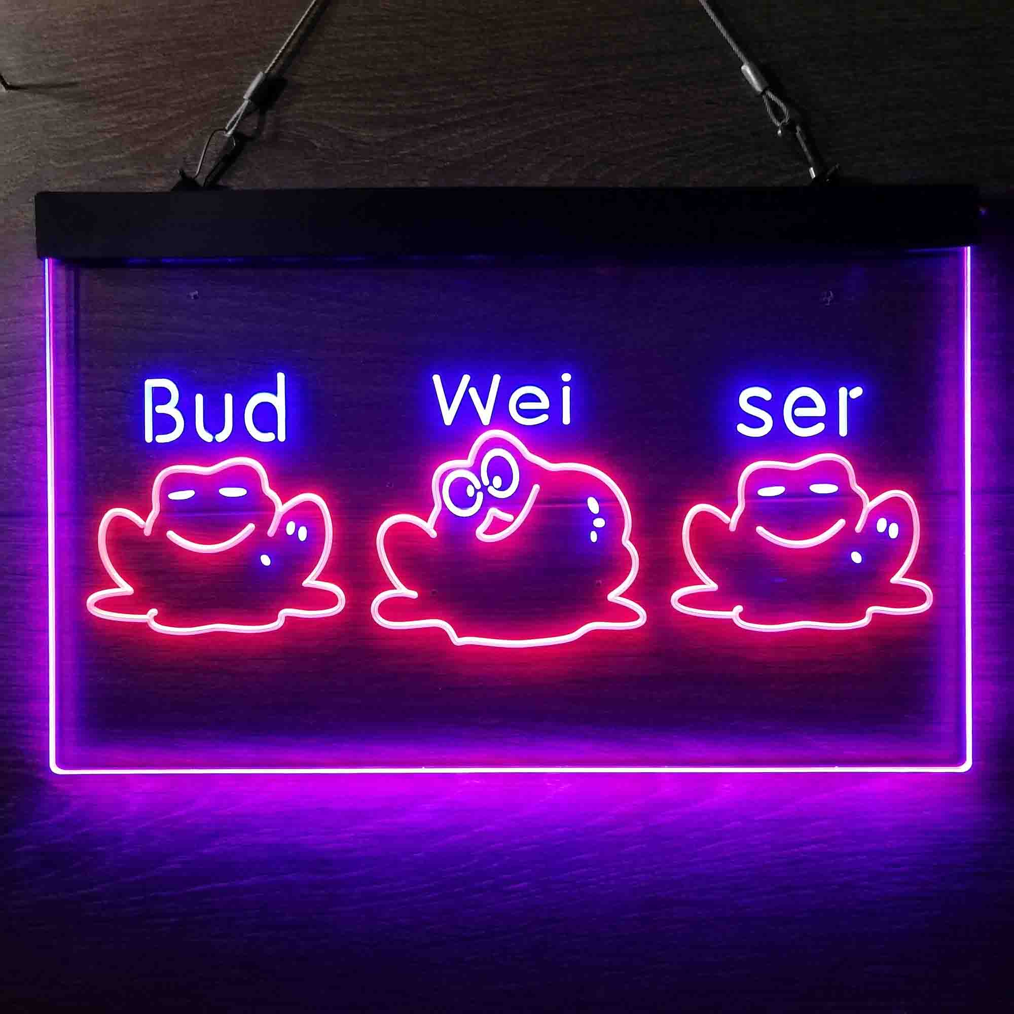 Budweiser Frogs Singing Neon-Like LED Sign - Image 10