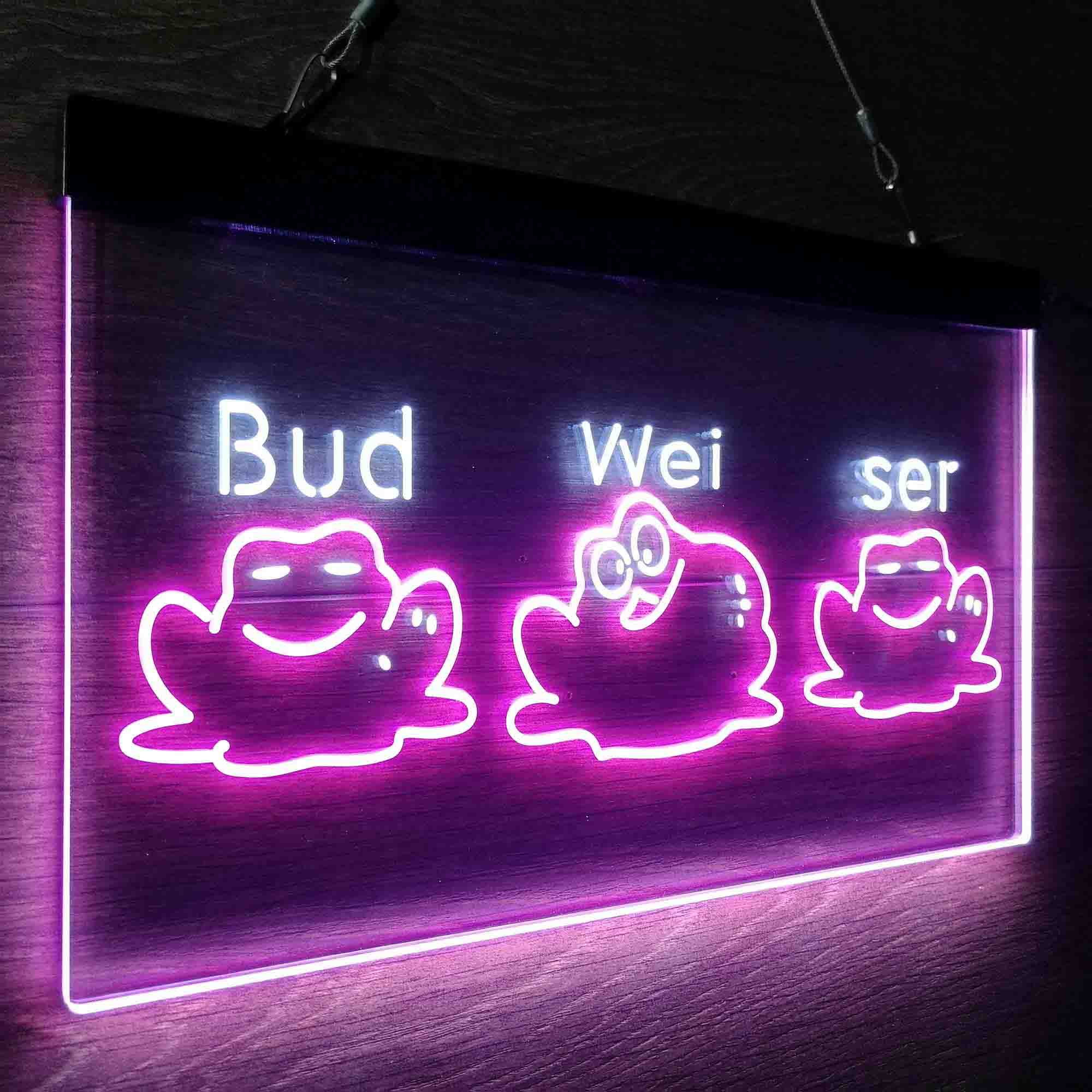 Budweiser Frogs Singing Neon-Like LED Sign - Image 14