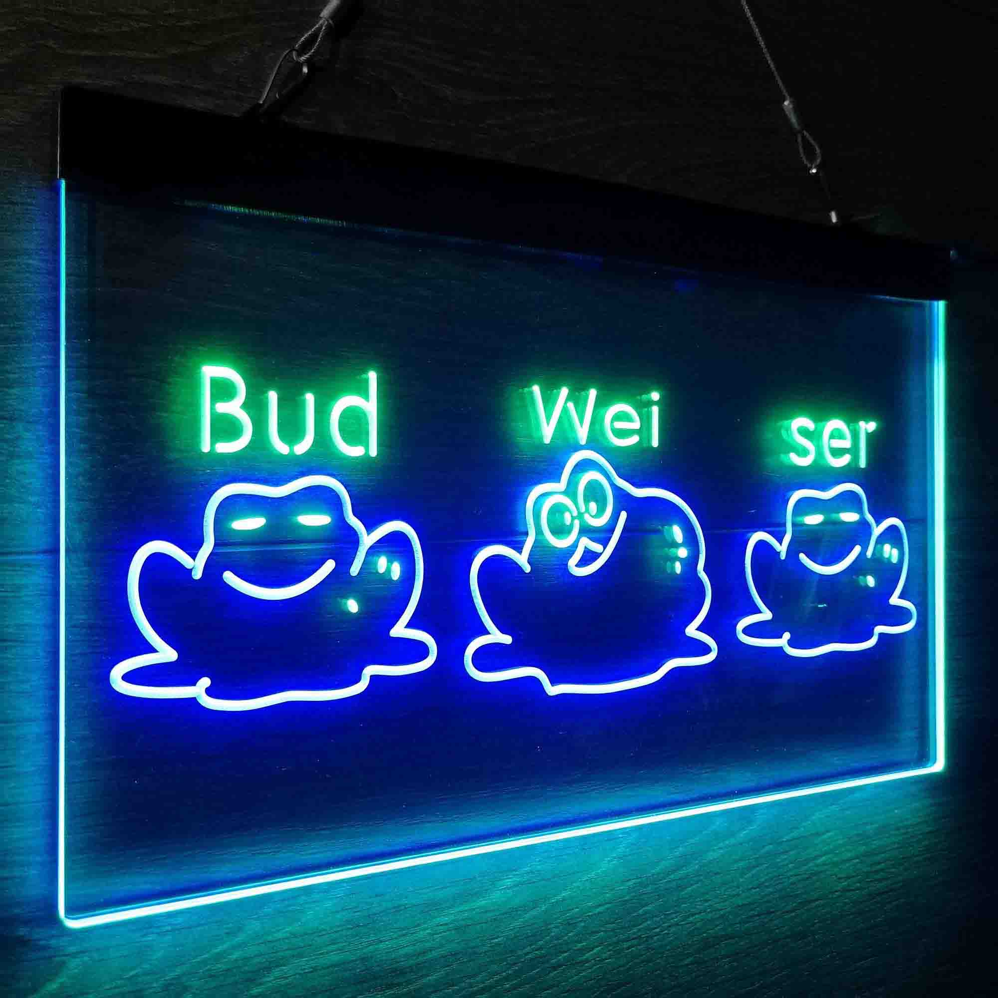 Budweiser Frogs Singing Neon-Like LED Sign - Image 17