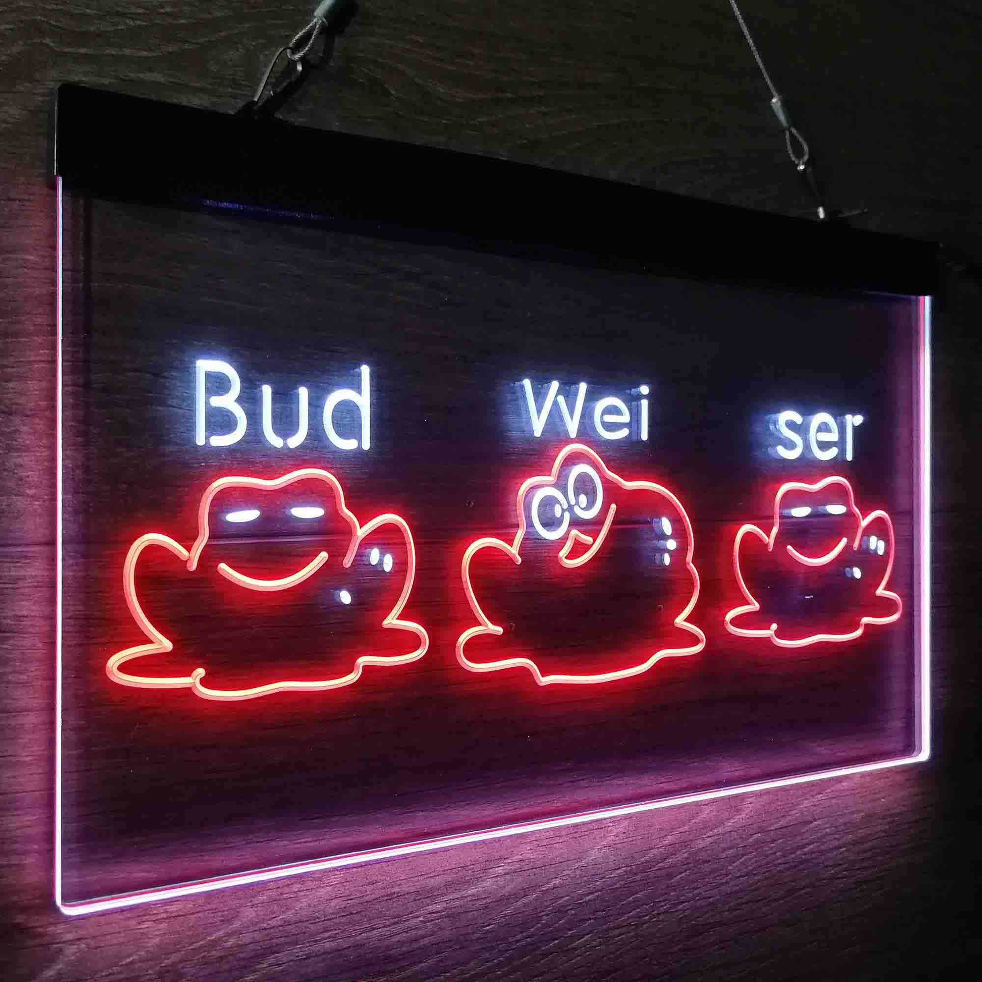 Budweiser Frogs Singing Neon-Like LED Sign - Image 20