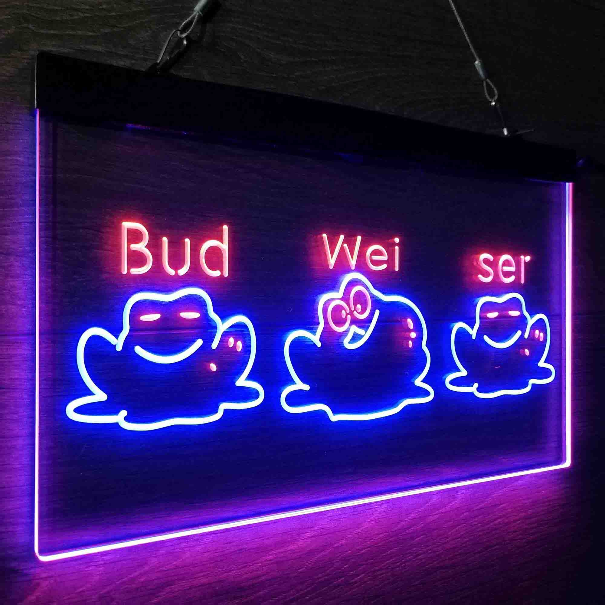 Budweiser Frogs Singing Neon-Like LED Sign - Image 22