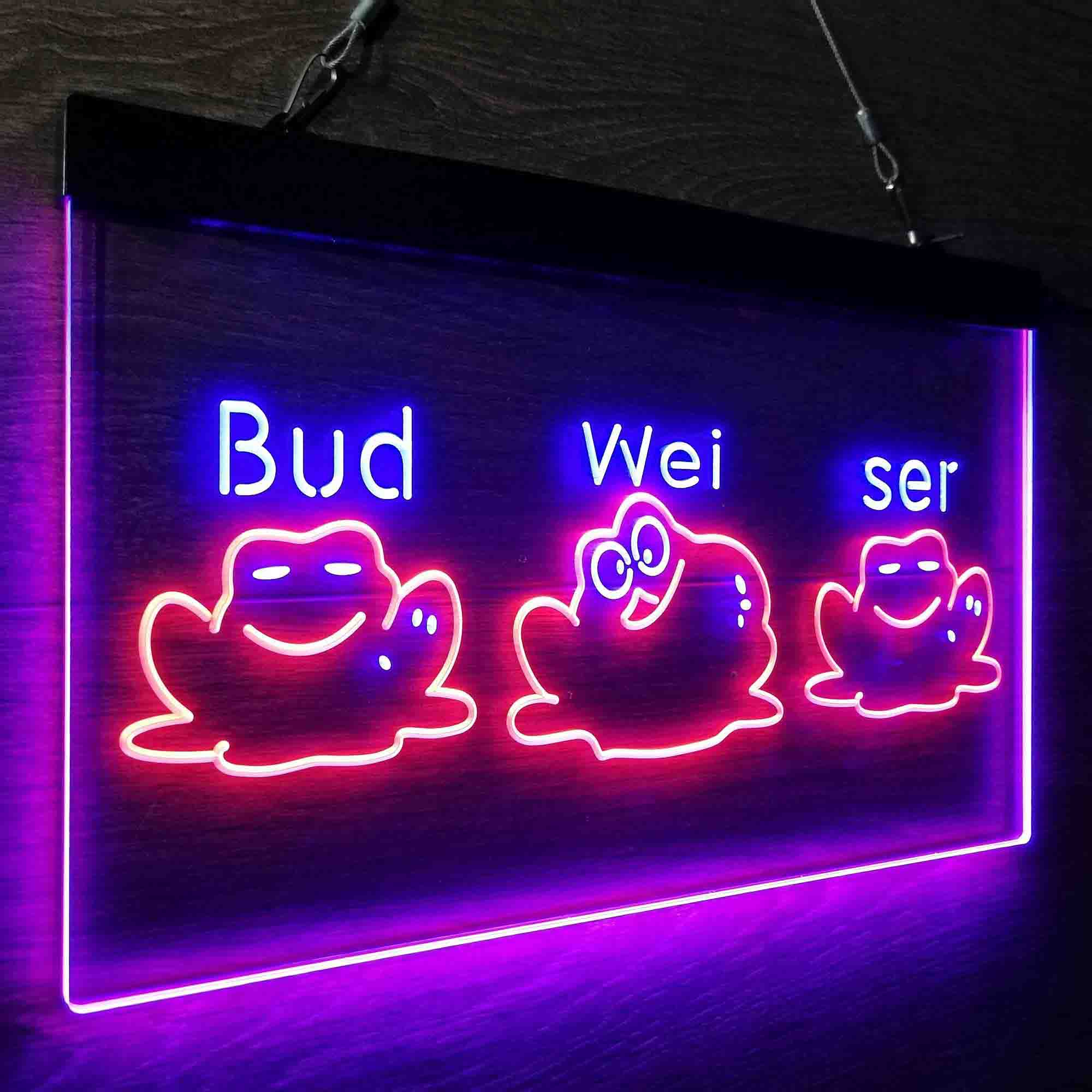 Budweiser Frogs Singing Neon-Like LED Sign - Image 23