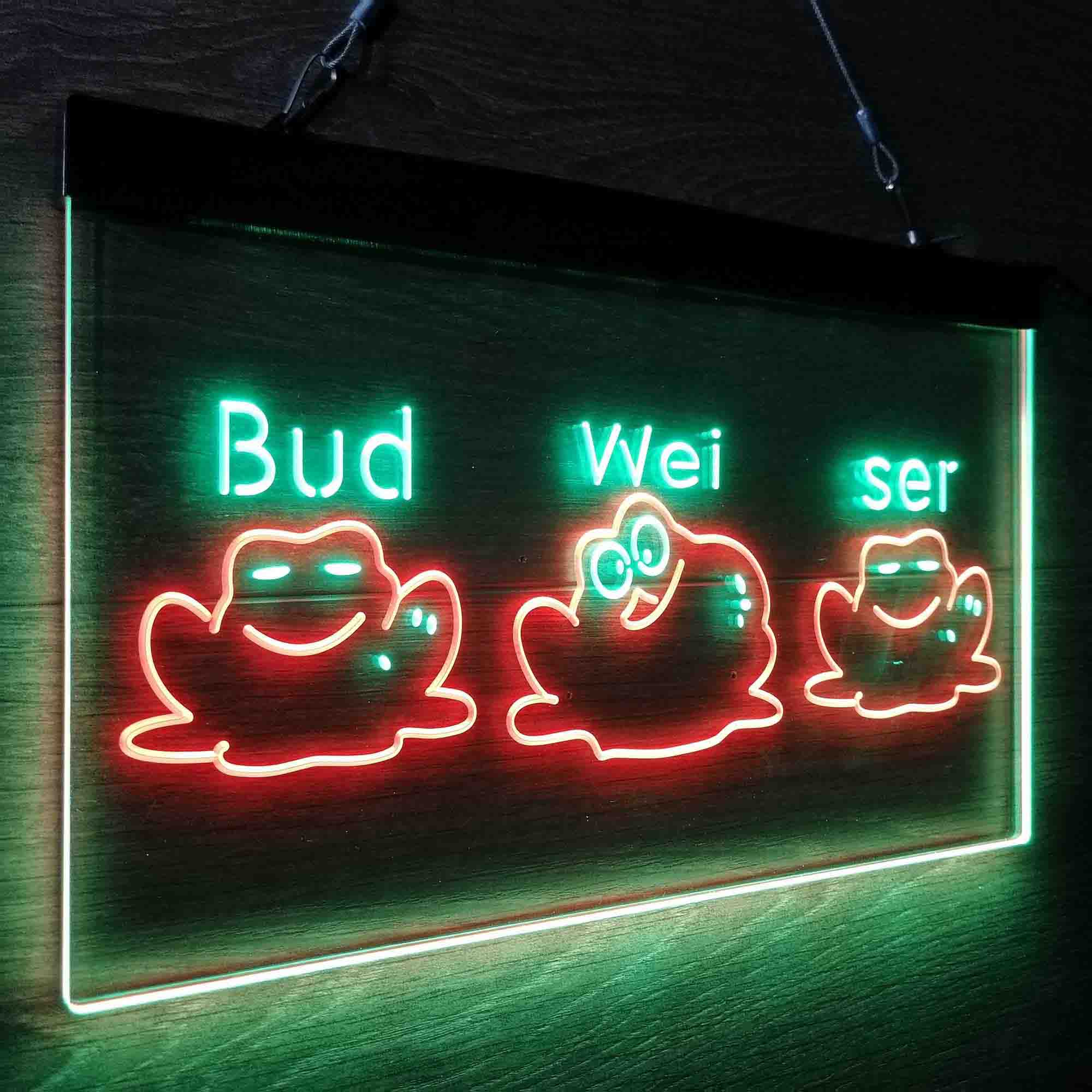Budweiser Frogs Singing Neon-Like LED Sign - Image 24
