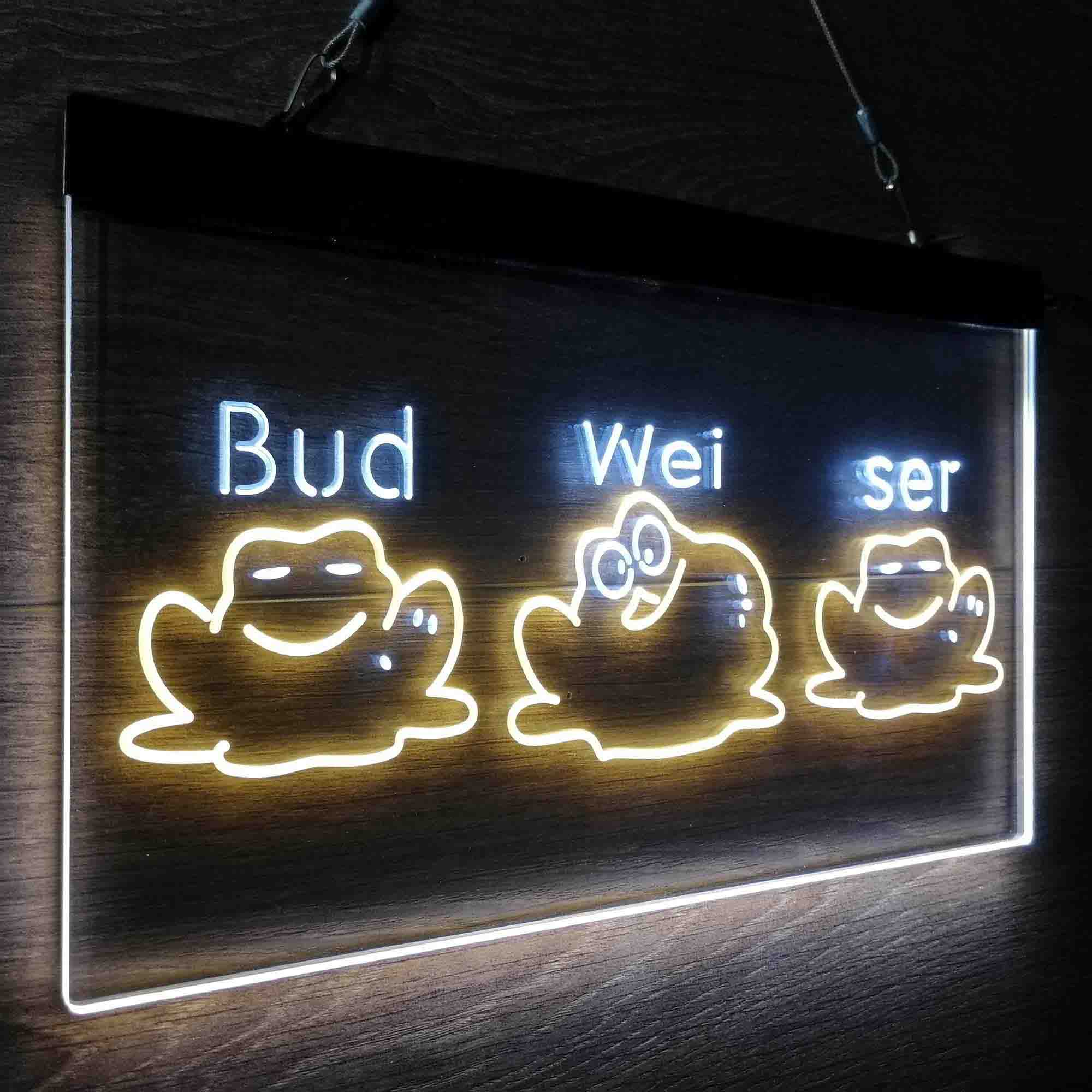 Budweiser Frogs Singing Neon-Like LED Sign - Image 26