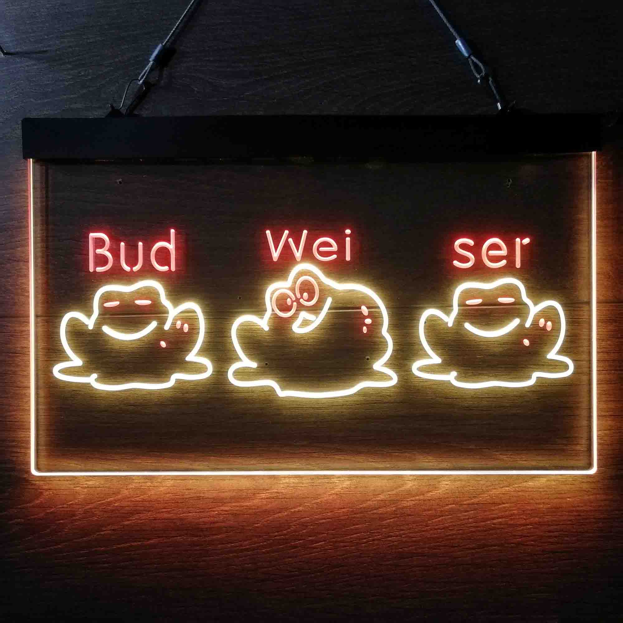 Budweiser Frogs Singing Neon-Like LED Sign - Image 3