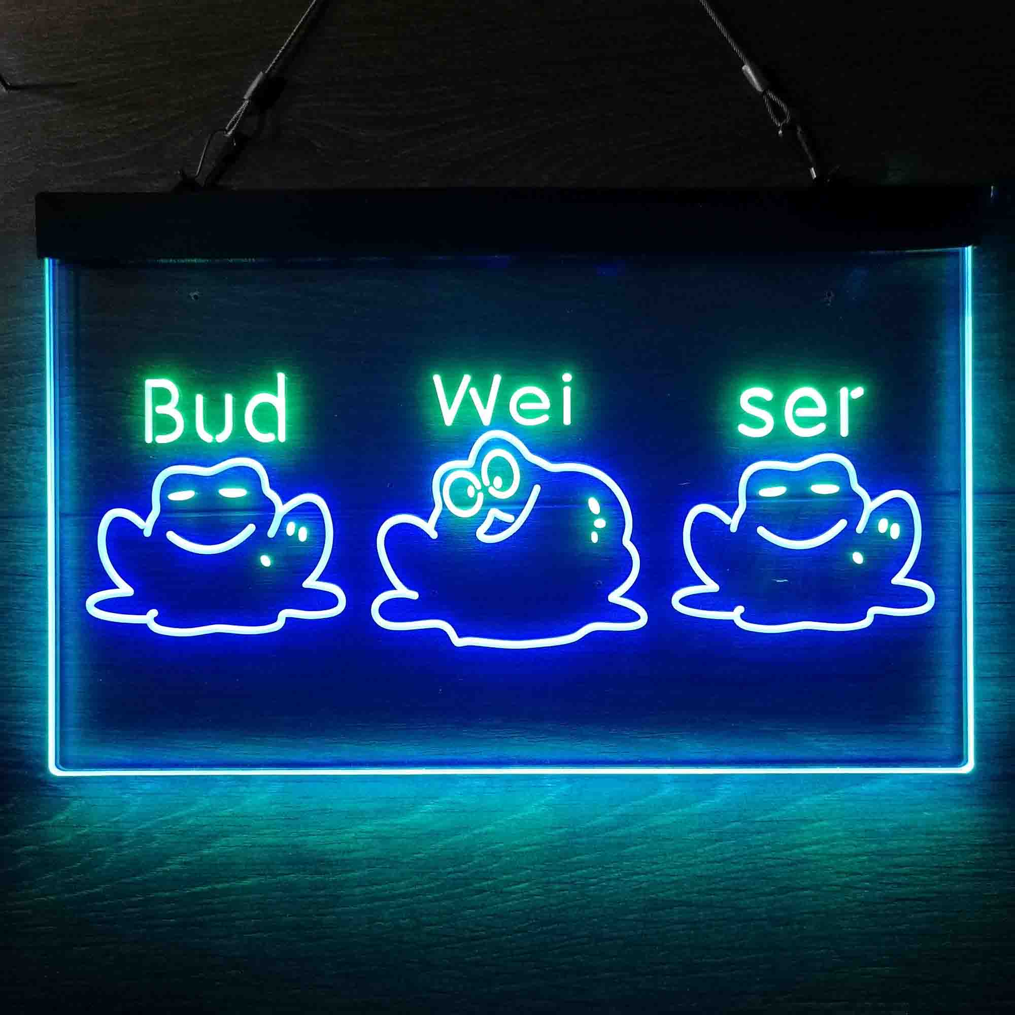 Budweiser Frogs Singing Neon-Like LED Sign - Image 4