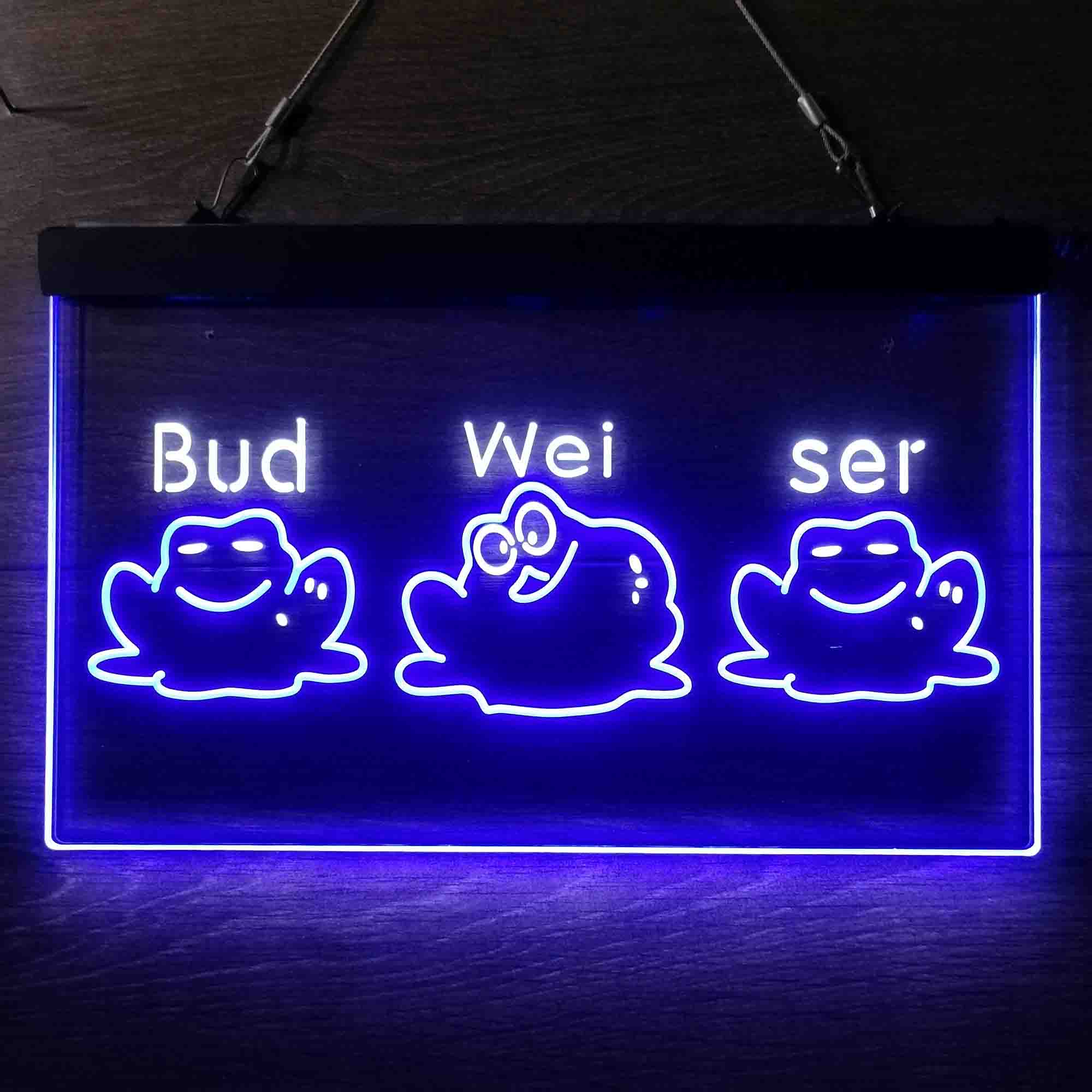 Budweiser Frogs Singing Neon-Like LED Sign - Image 5