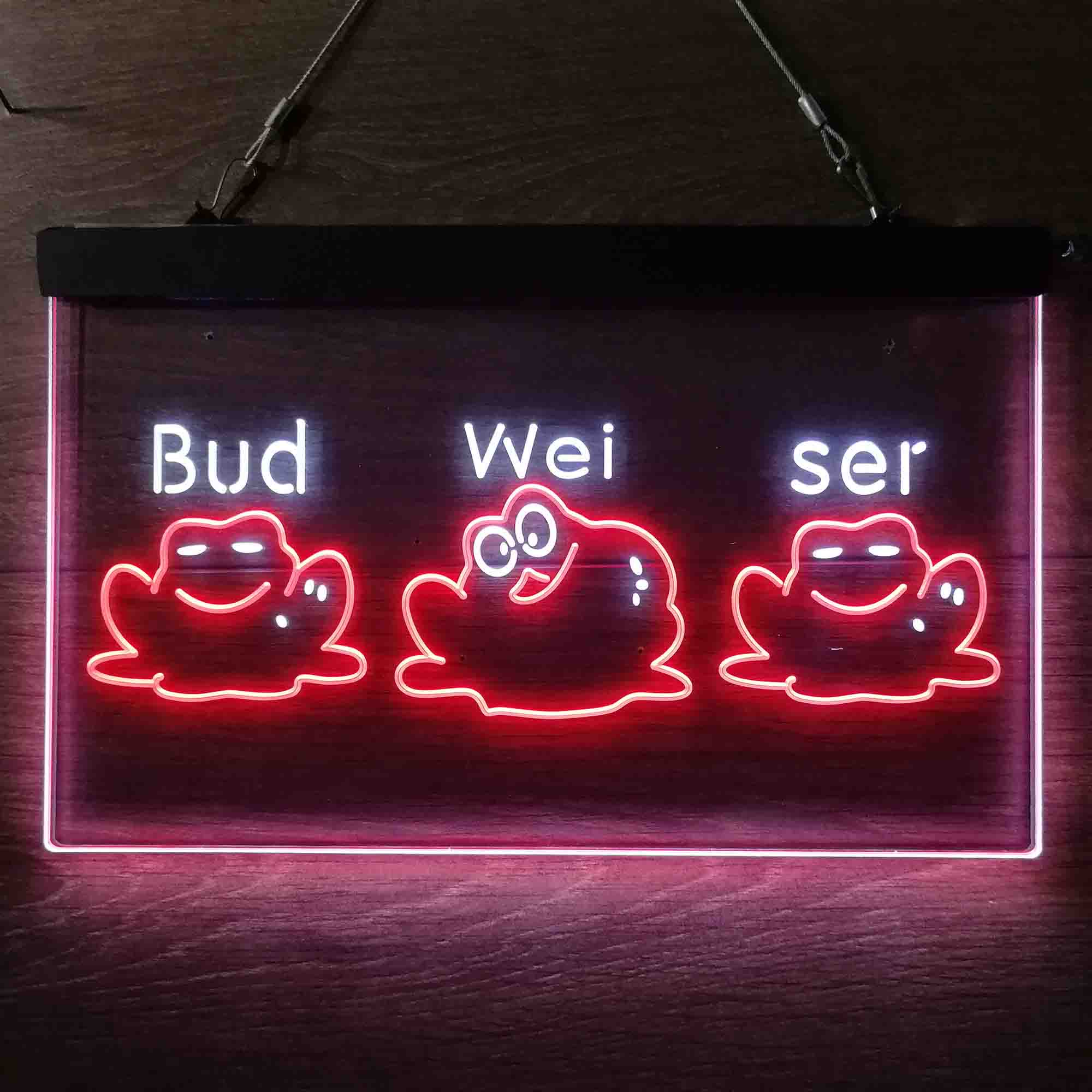 Budweiser Frogs Singing Neon-Like LED Sign - Image 7