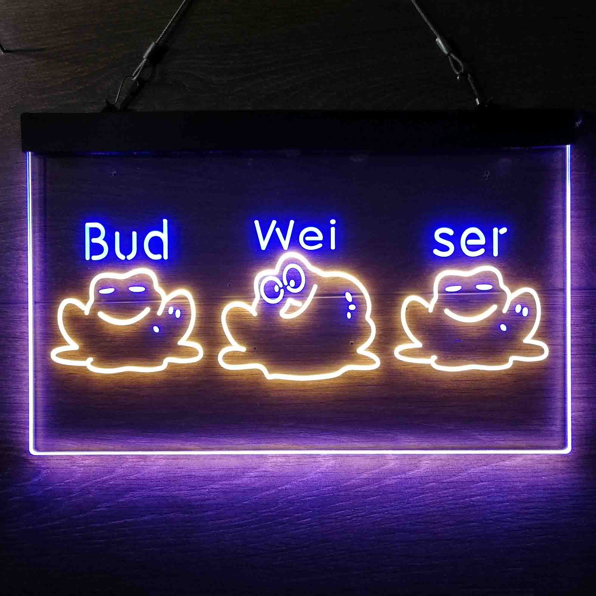 Budweiser Frogs Singing Neon-Like LED Sign - Image 8