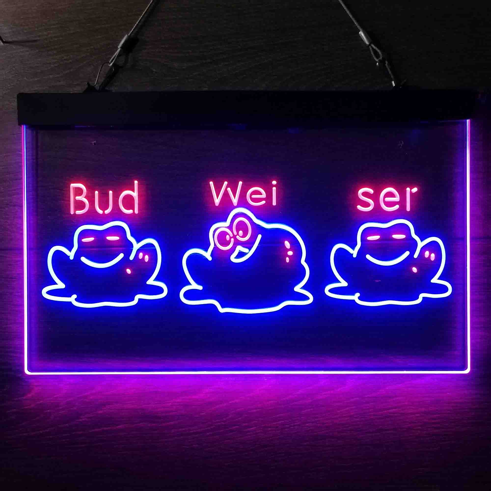 Budweiser Frogs Singing Neon-Like LED Sign - Image 9