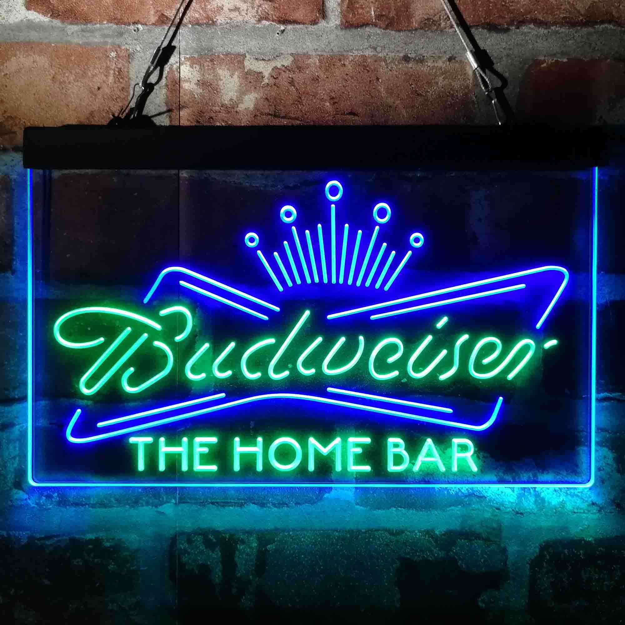 Personalized Budweiser King Home Bar Neon-Like LED Sign - Custom Wall Decor Gift - Image 4