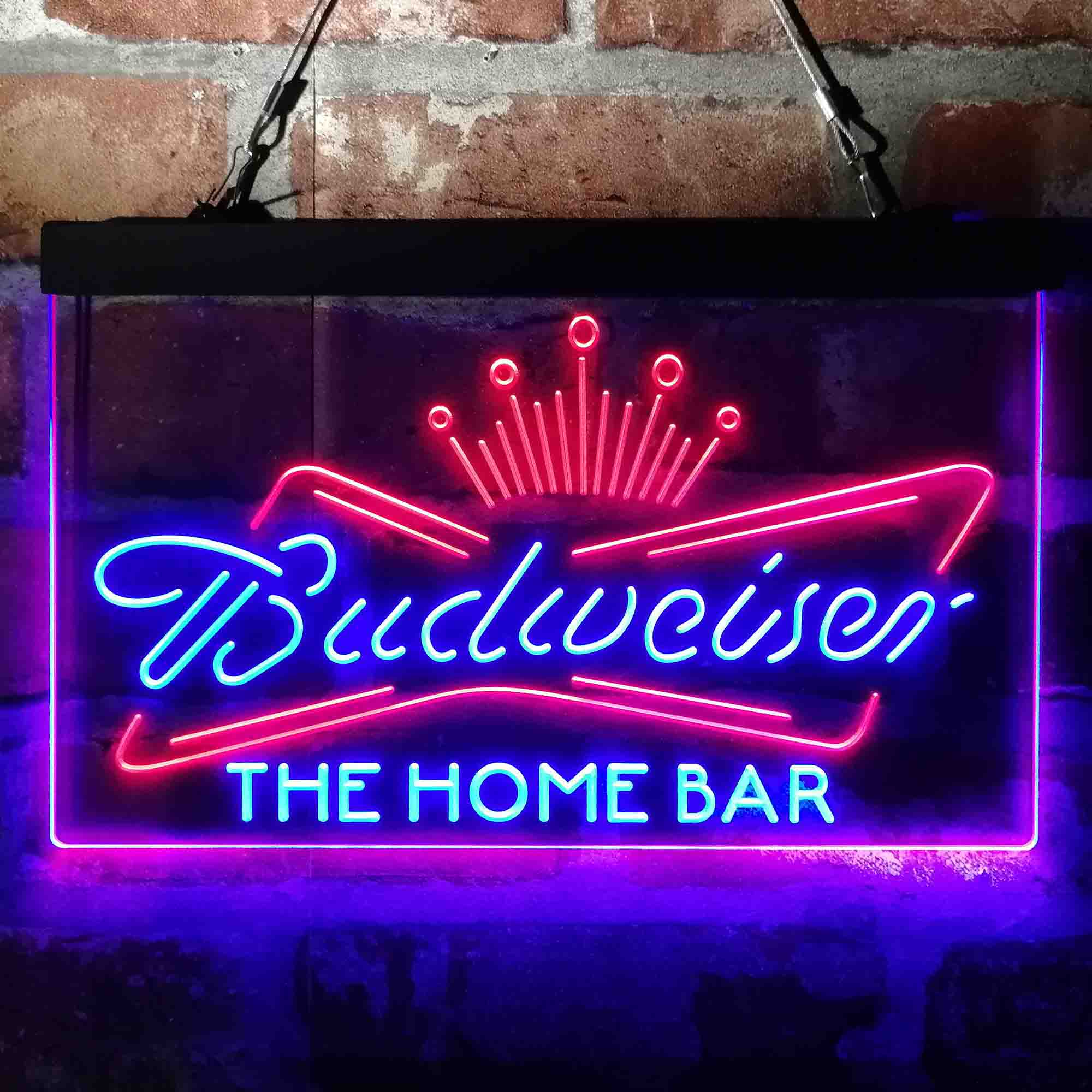Personalized Budweiser King Home Bar Neon-Like LED Sign - Custom Wall Decor Gift - Image 8