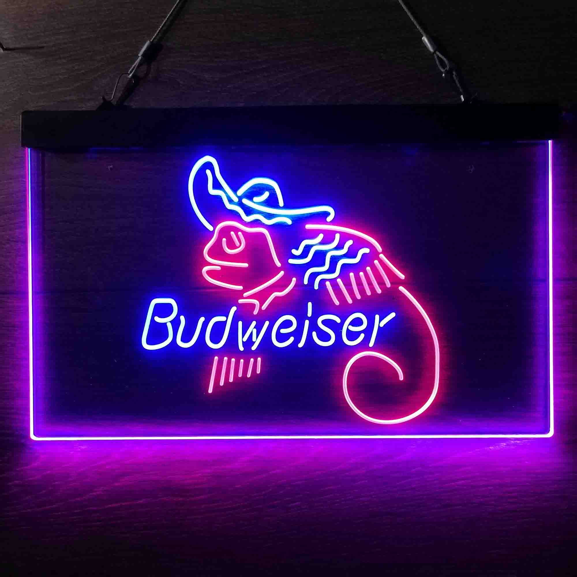 Budweiser Lizard Cowboys Mexico Neon-Like LED Sign - Image 11