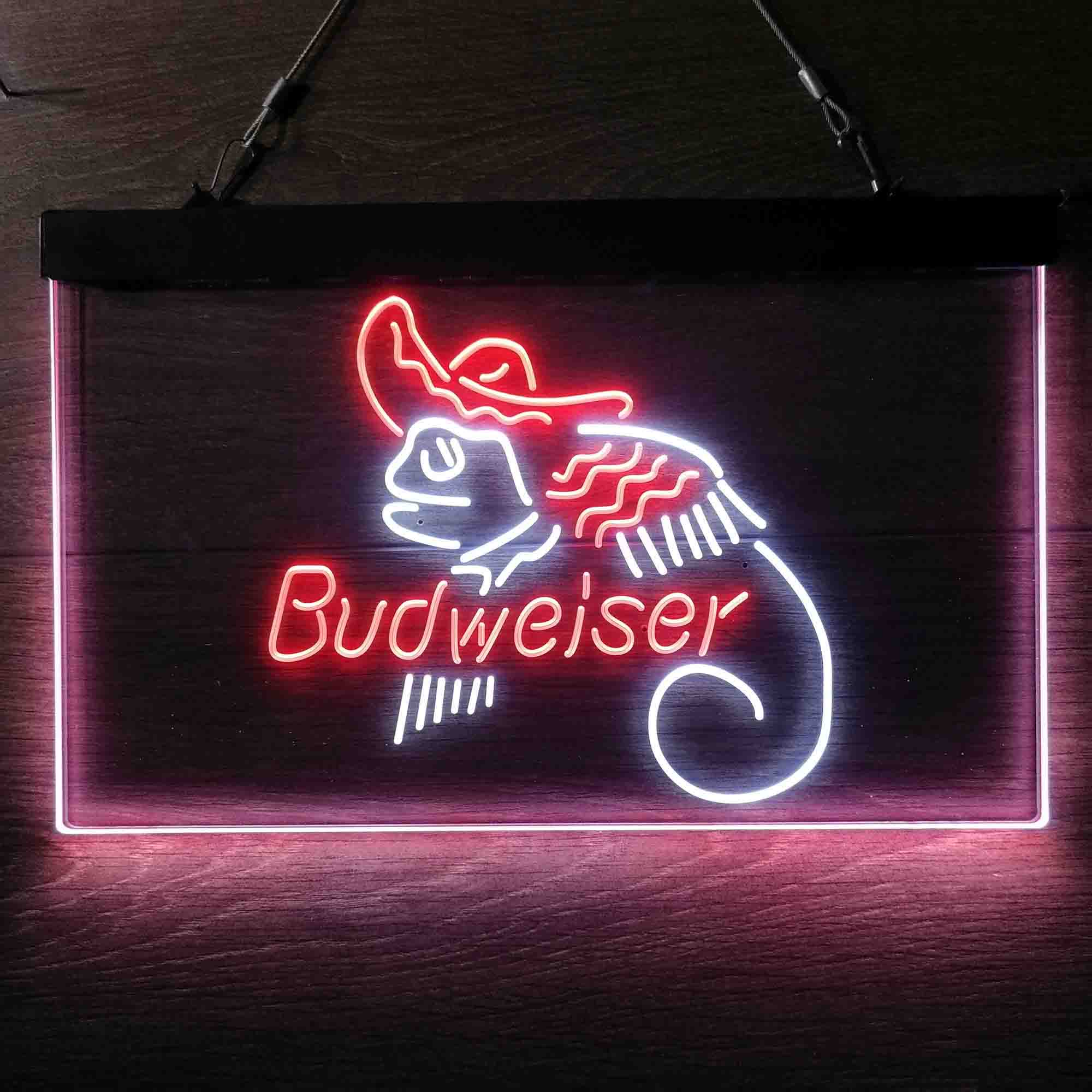 Budweiser Lizard Cowboys Mexico Neon-Like LED Sign - Image 13