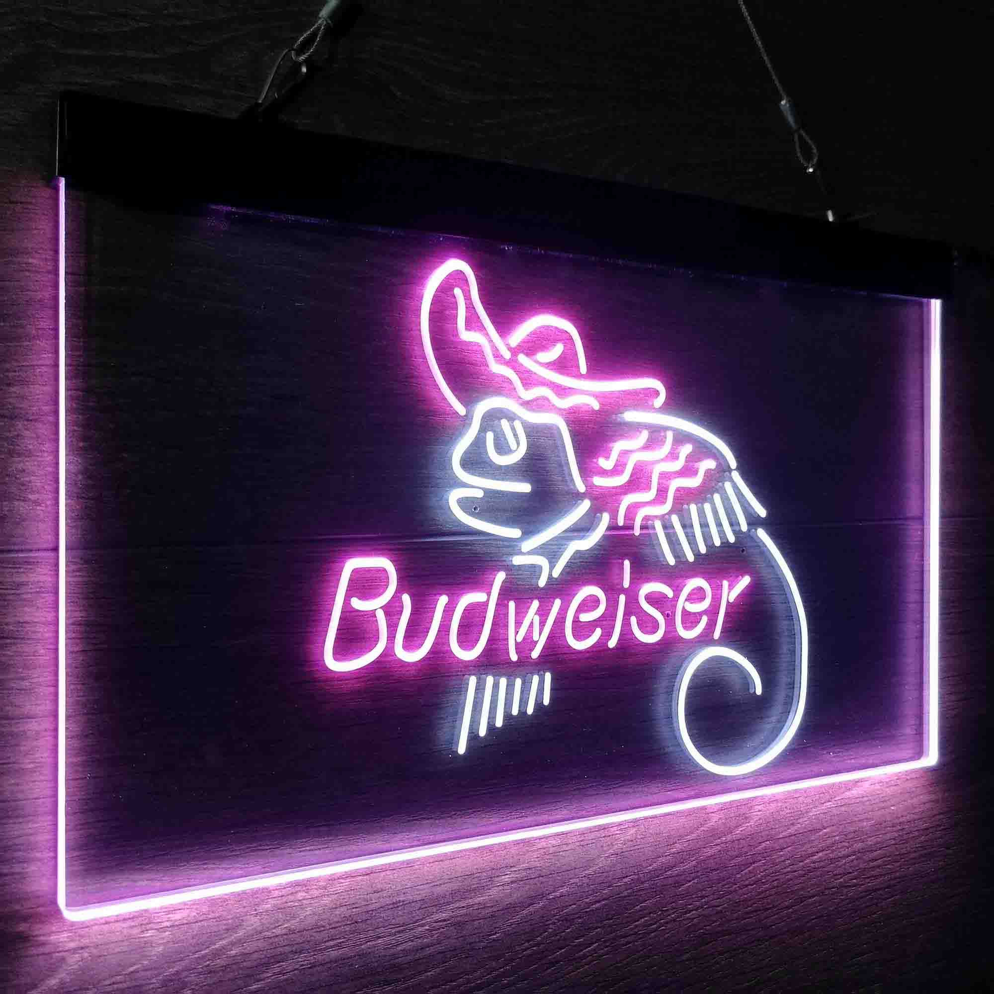 Budweiser Lizard Cowboys Mexico Neon-Like LED Sign - Image 16