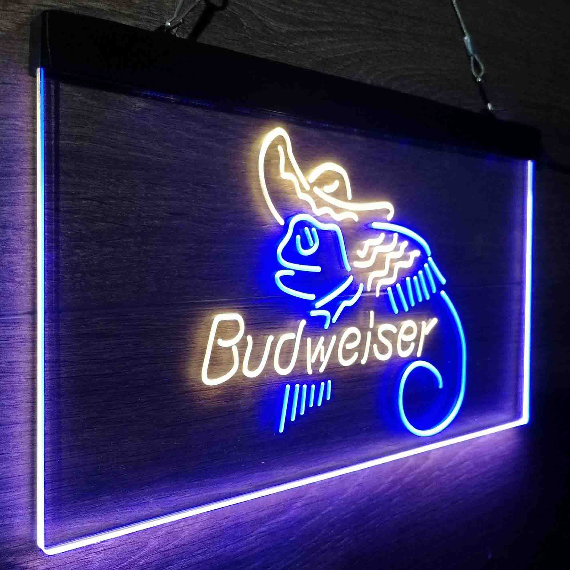 Budweiser Lizard Cowboys Mexico Neon-Like LED Sign - Image 17