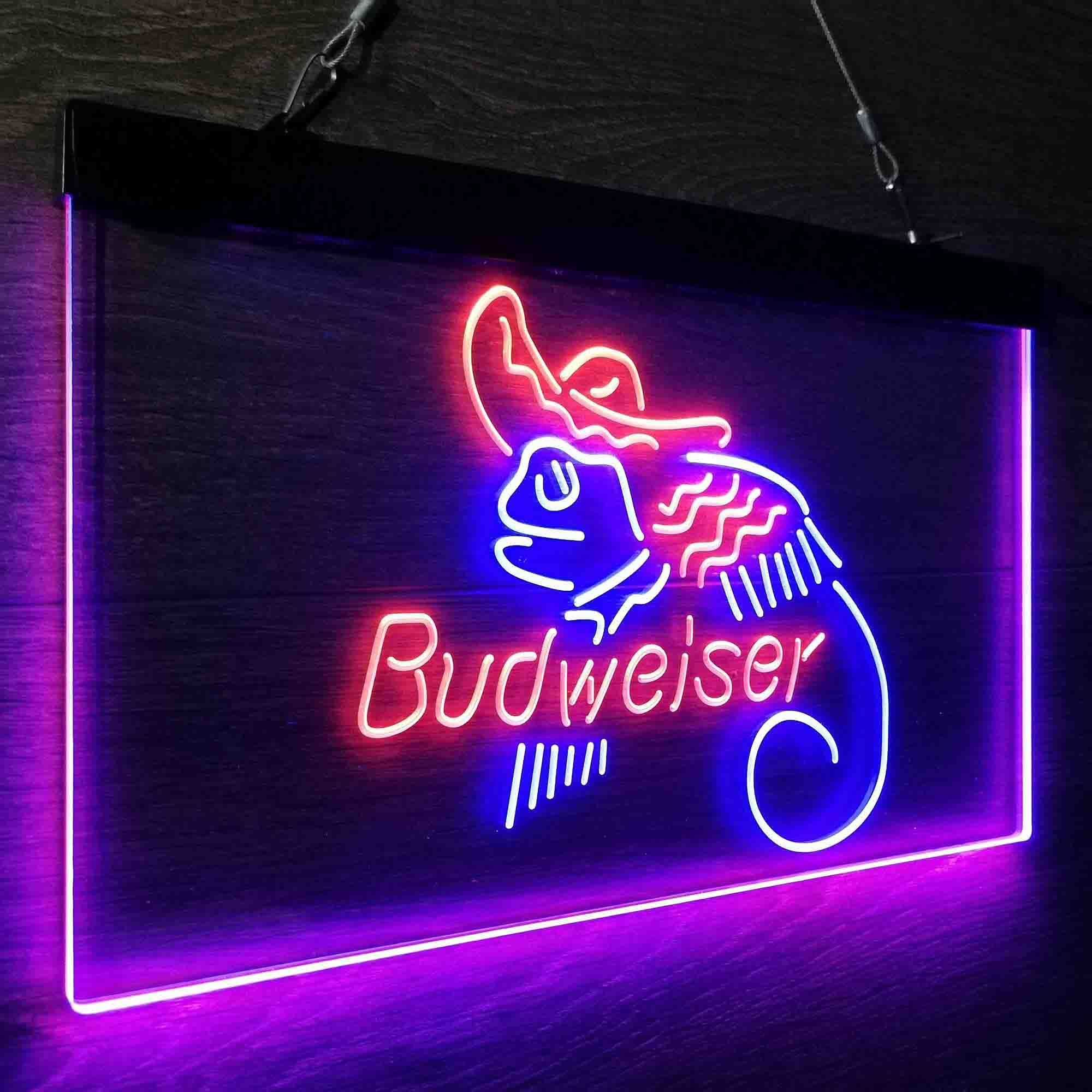 Budweiser Lizard Cowboys Mexico Neon-Like LED Sign - Image 19