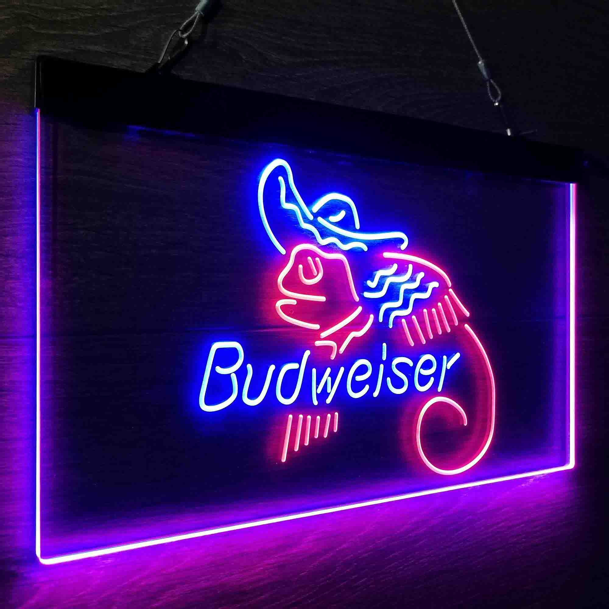 Budweiser Lizard Cowboys Mexico Neon-Like LED Sign - Image 24