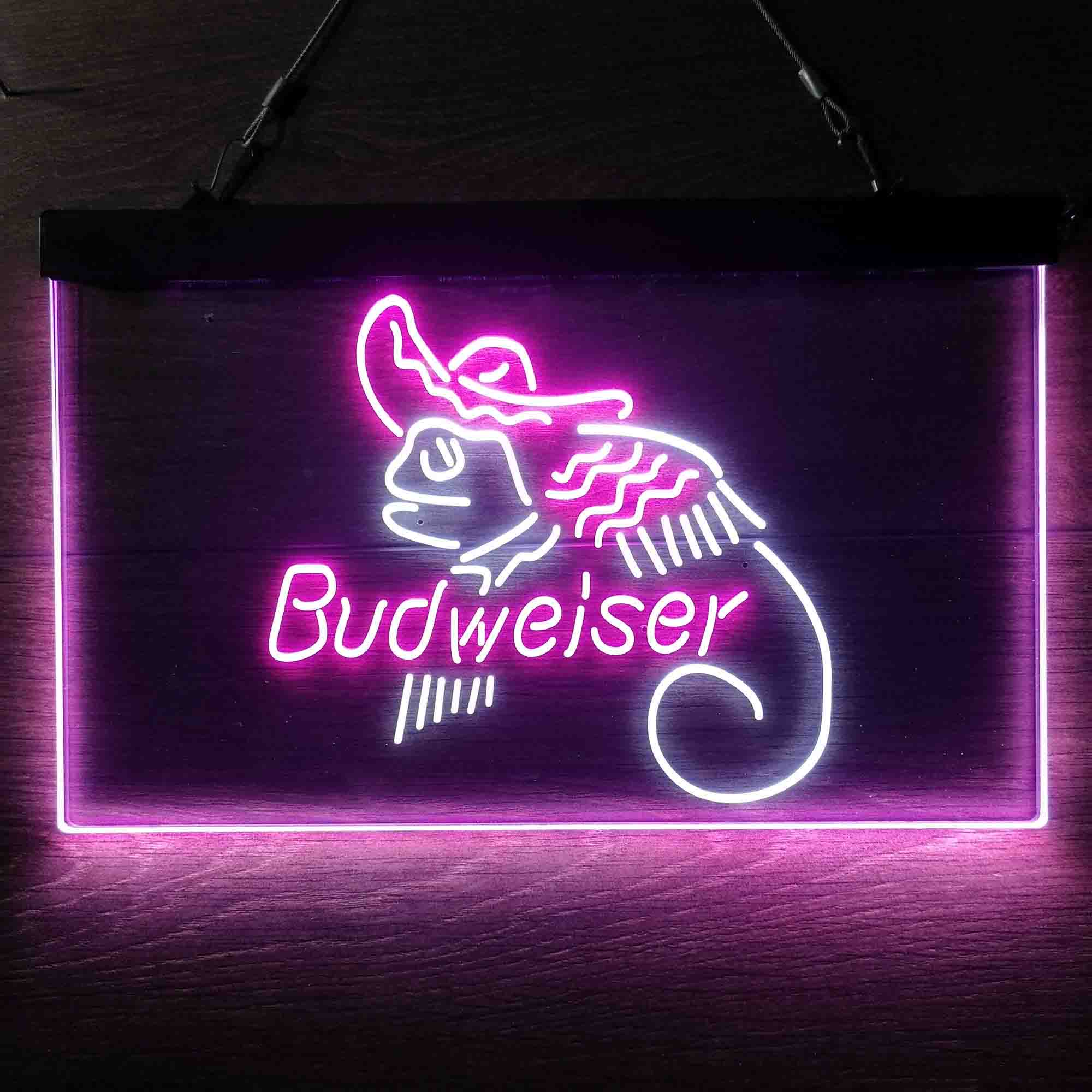 Budweiser Lizard Cowboys Mexico Neon-Like LED Sign - Image 4
