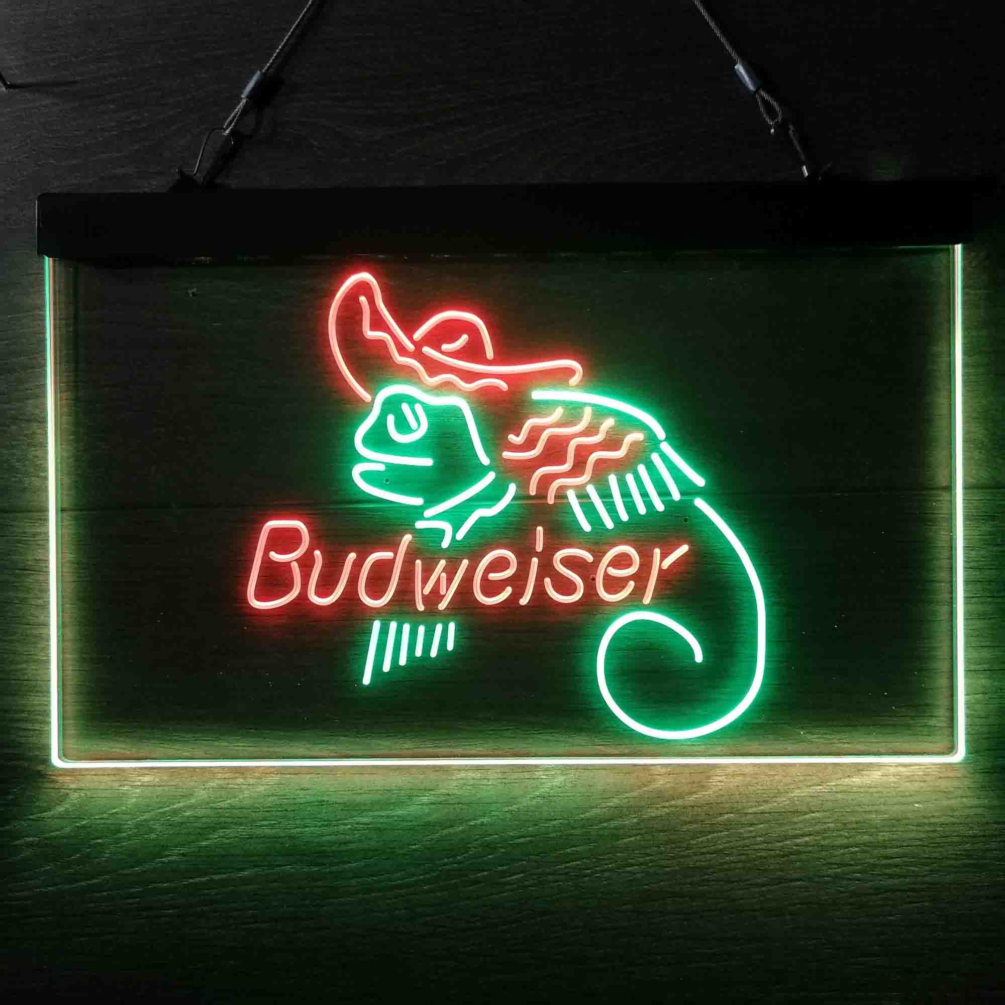 Budweiser Lizard Cowboys Mexico Neon-Like LED Sign - Image 6