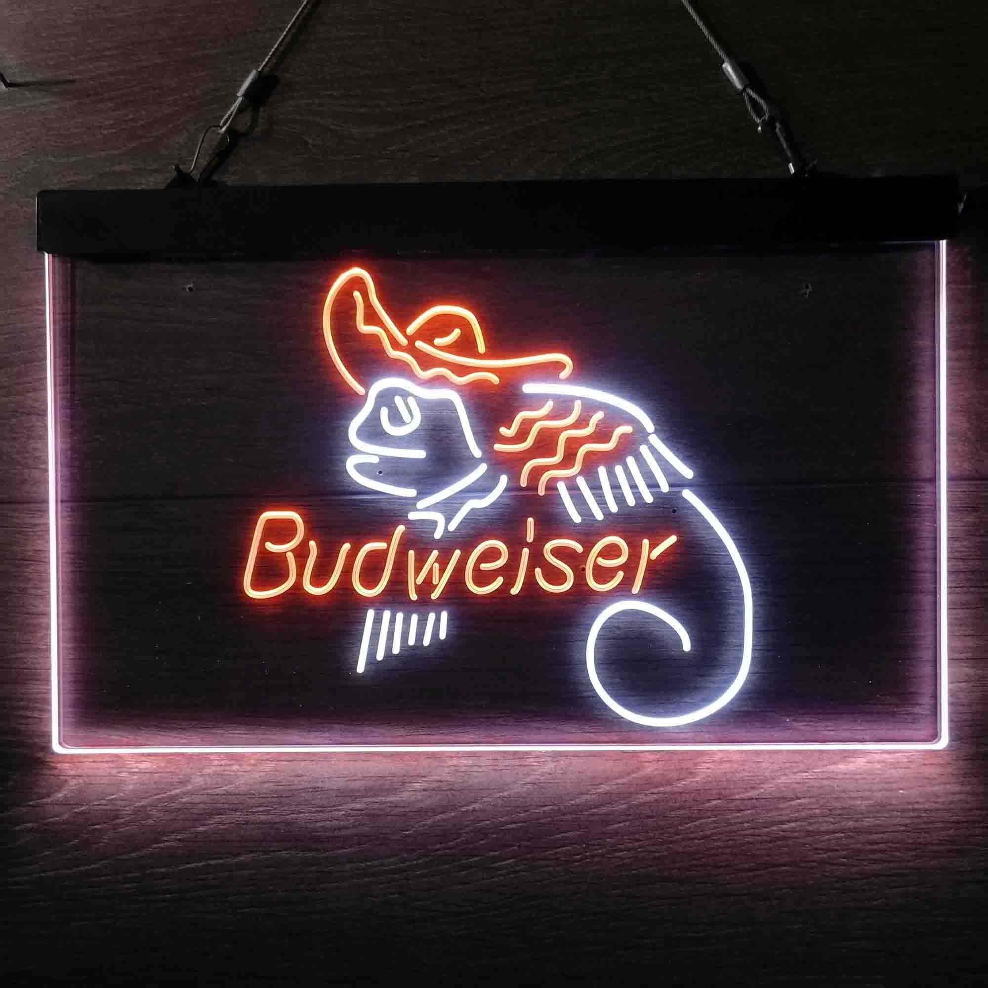 Budweiser Lizard Cowboys Mexico Neon-Like LED Sign - Image 9