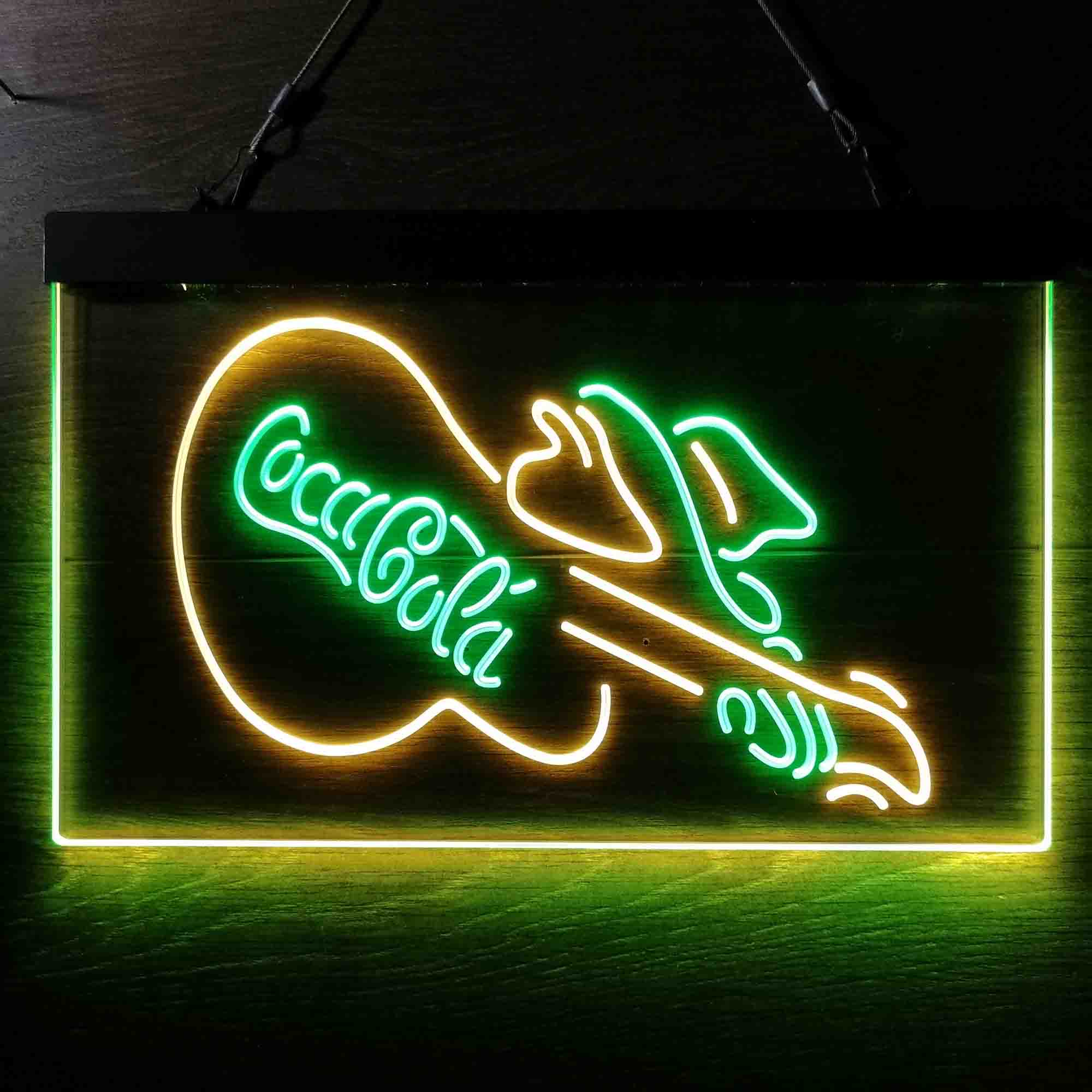 Cola Guitar Bar Neon-Like LED Sign - Image 11