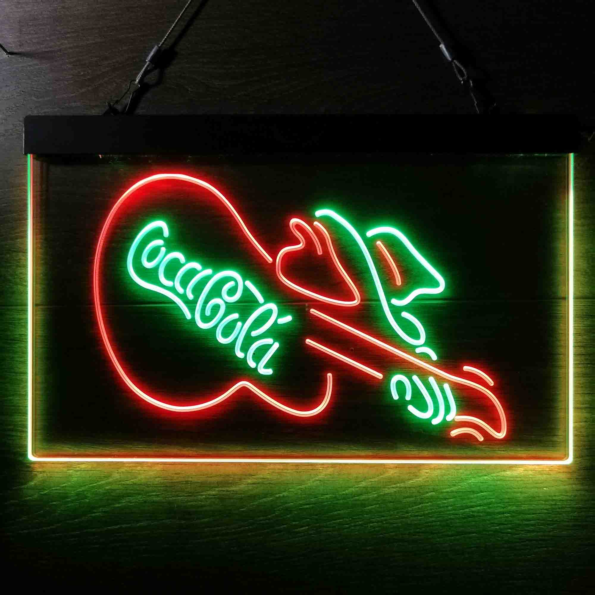 Cola Guitar Bar Neon-Like LED Sign - Image 12