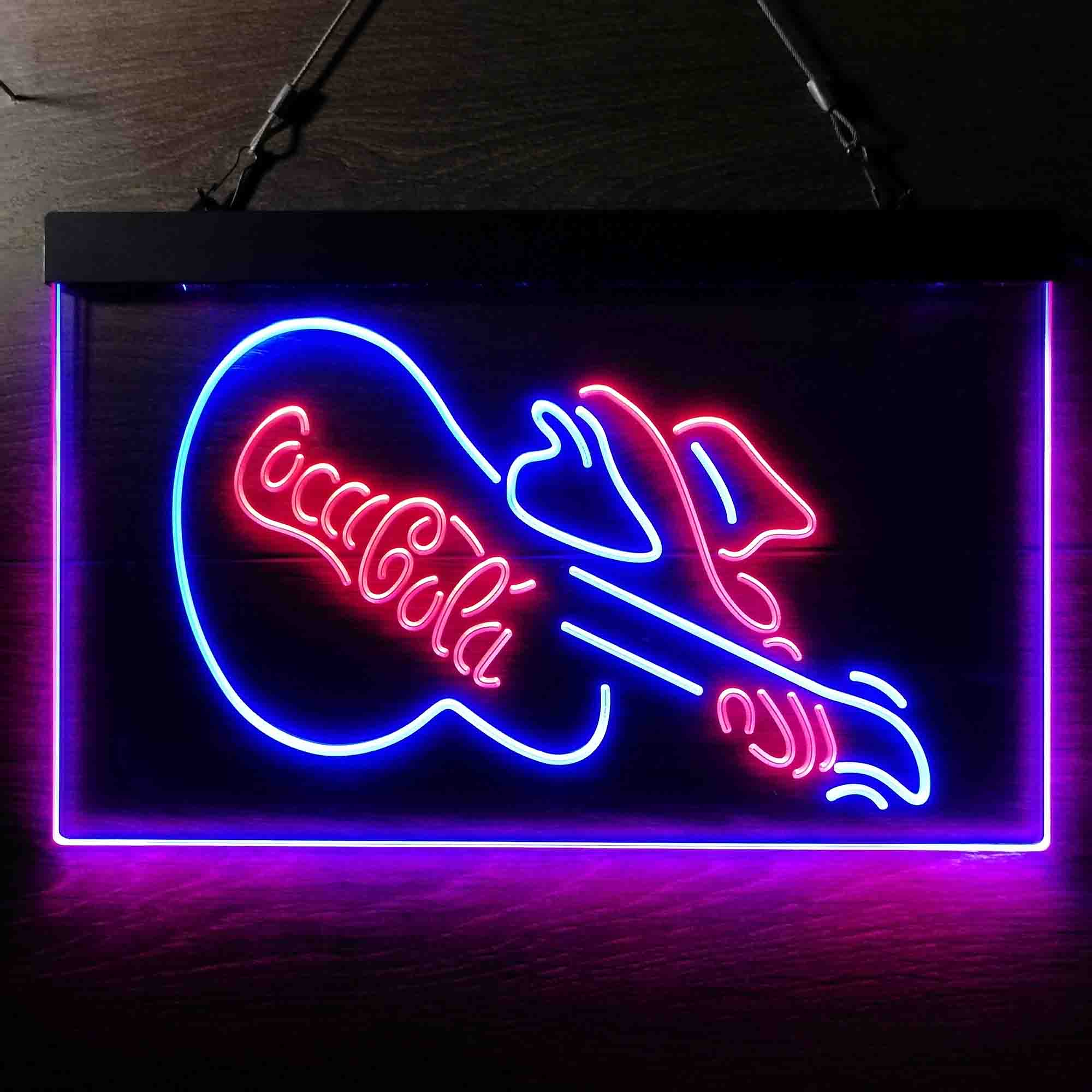 Cola Guitar Bar Neon-Like LED Sign - Image 13
