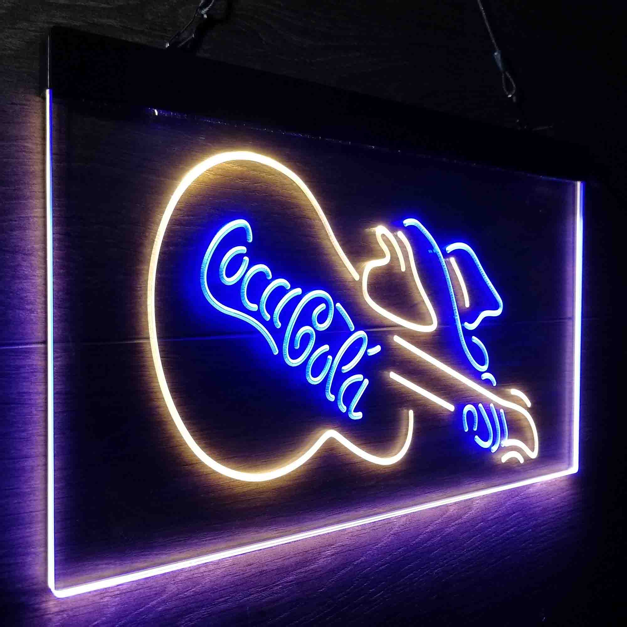 Cola Guitar Bar Neon-Like LED Sign - Image 15
